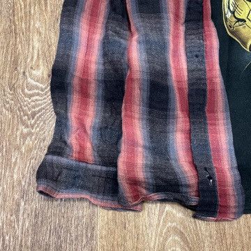 Vintage Vintage 90s Red Plaid Checkered Shirt Grunge Oversized M Size US M / EU 48-50 / 2 - 3 Thumbnail