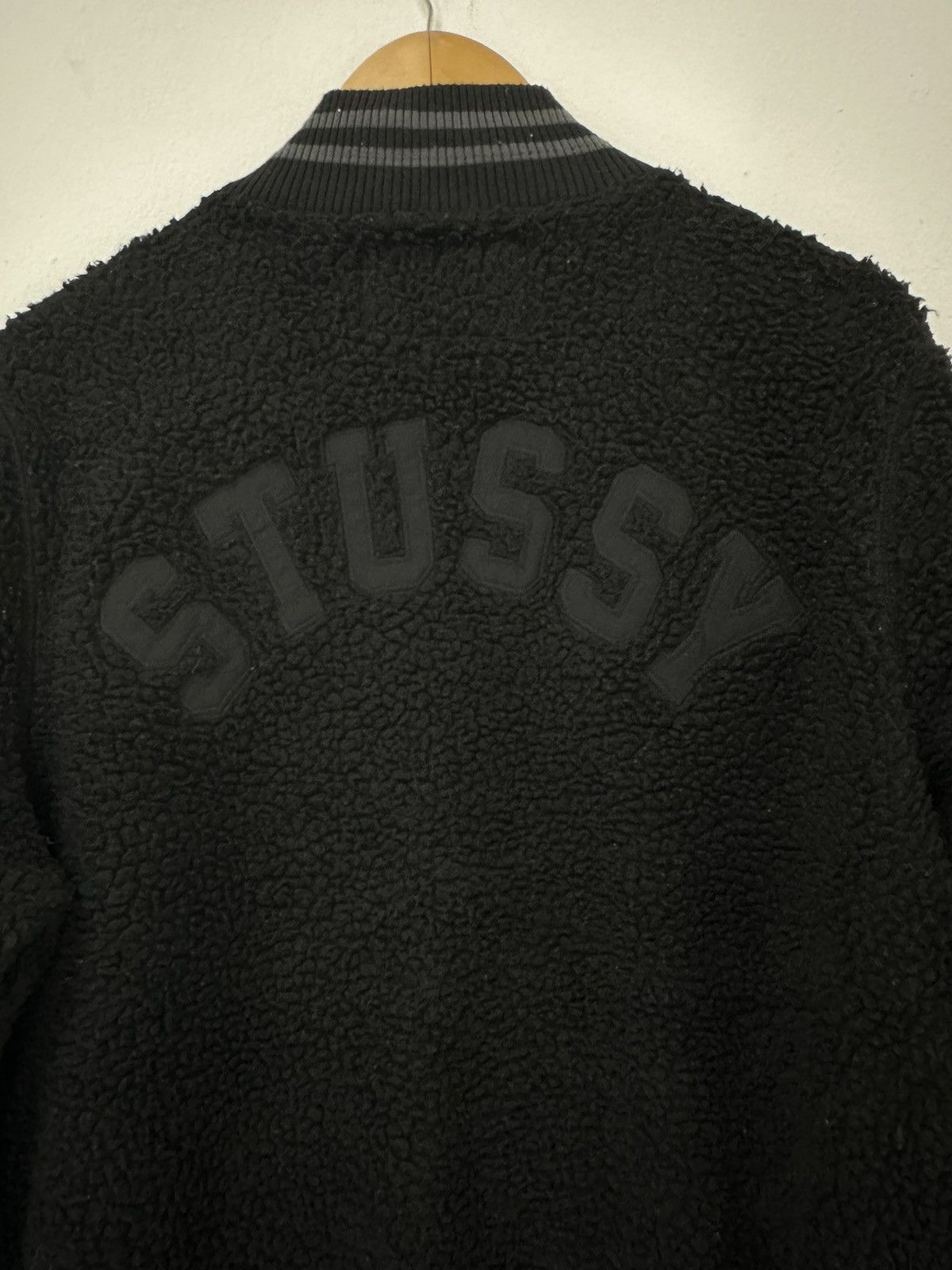 Stussy Stussy Varsity Fleece Sherpa Jacket Big Logo Design Size US S / EU 44-46 / 1 - 5 Thumbnail