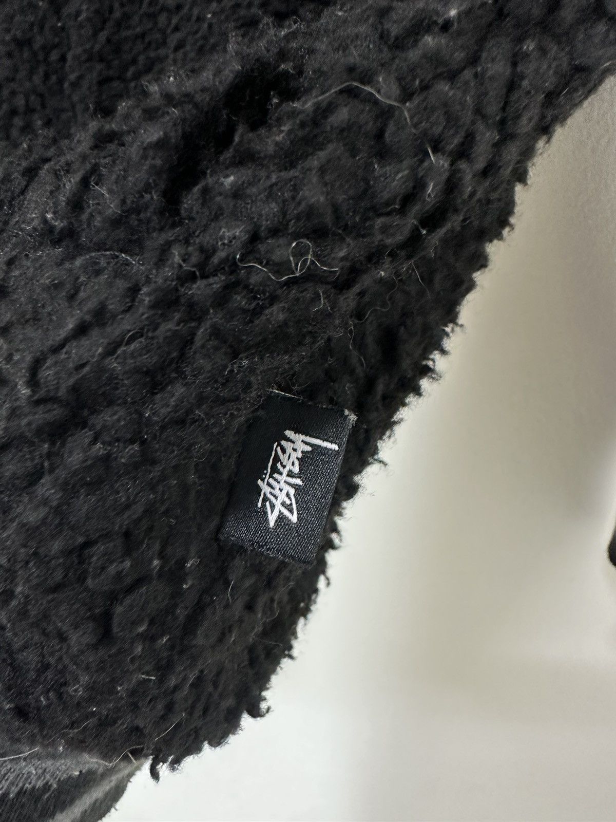 Stussy Stussy Varsity Fleece Sherpa Jacket Big Logo Design Size US S / EU 44-46 / 1 - 7 Thumbnail