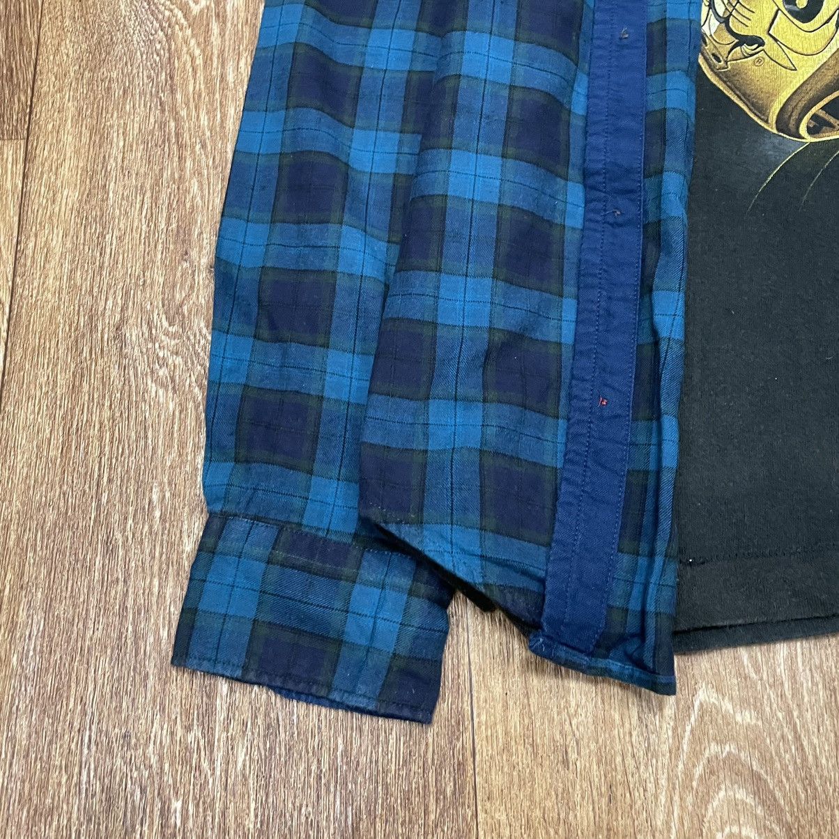 Vintage Vintage 90s Blue Checkered Shirt Grunge Streetwear Baggy S Size US S / EU 44-46 / 1 - 3 Thumbnail