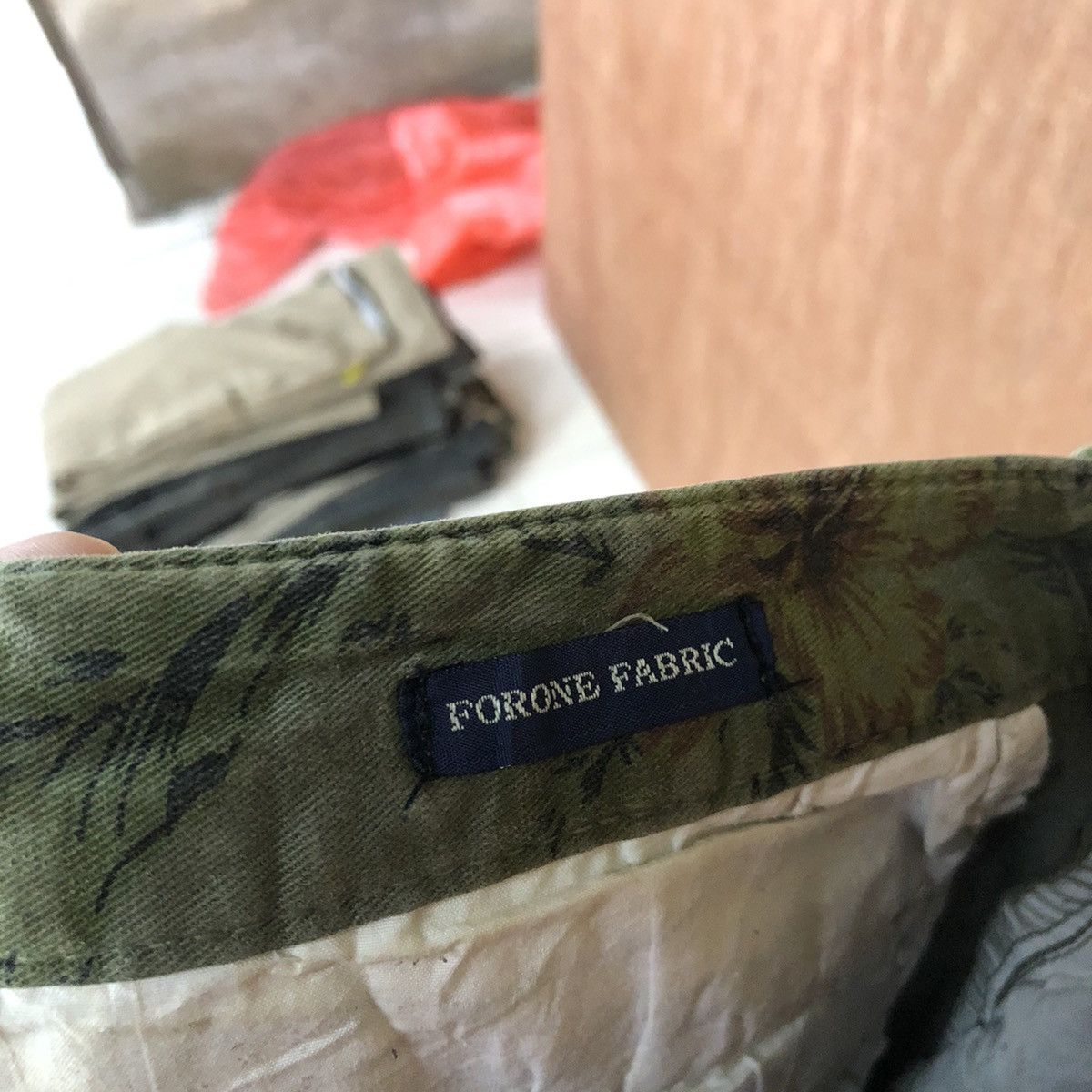 Japanese Brand DLL For One Flower Green Cargo Multipocket Pants #1498 Size US 30 / EU 46 - 16 Thumbnail