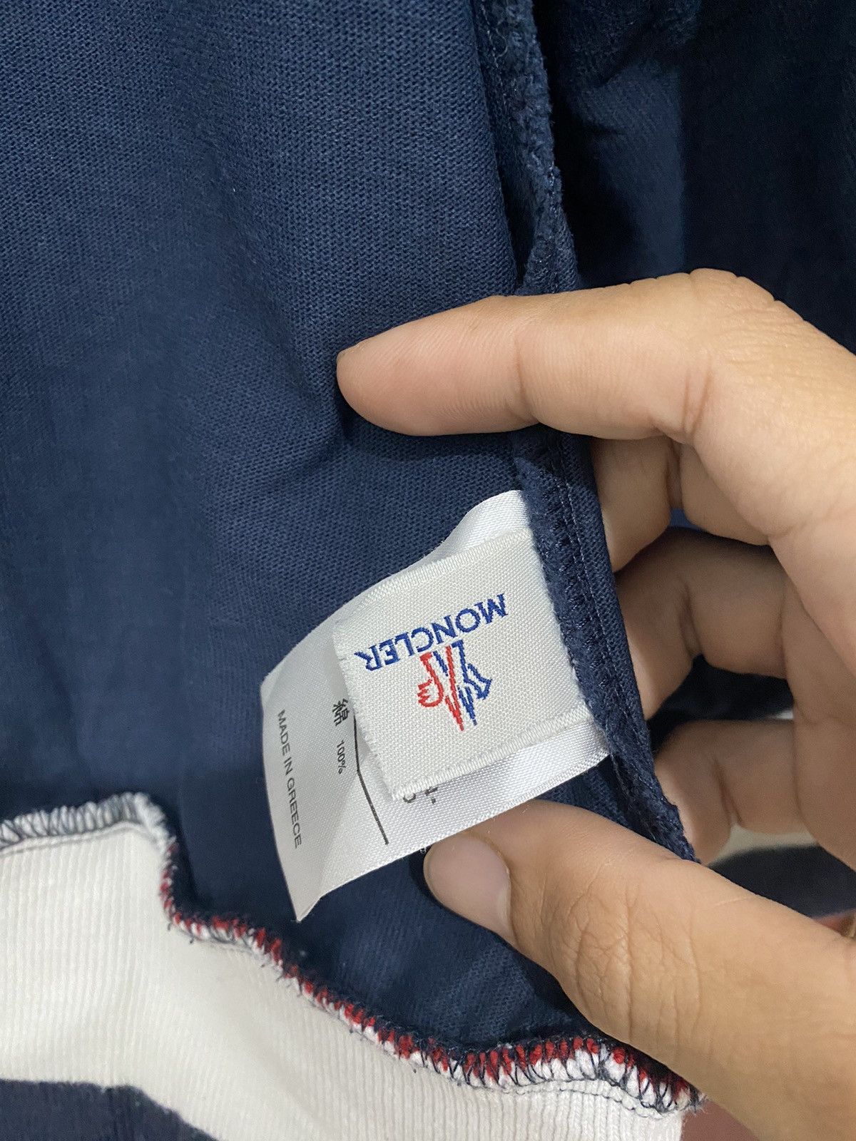 Moncler Vintage Moncler Tricolour Sweater Jacket Size US M / EU 48-50 / 2 - 9 Thumbnail