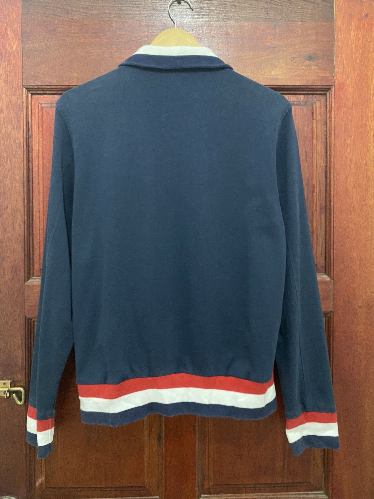 Moncler Vintage Moncler Tricolour Sweater Jacket Size US M / EU 48-50 / 2 - 13 Thumbnail