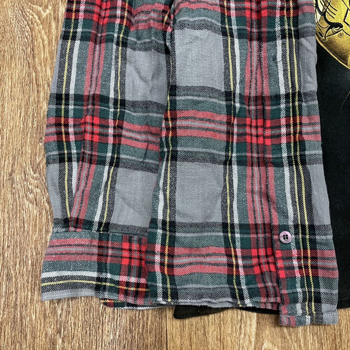 Vintage Vintage 90s Checkered Shirt Grunge Thrashed Skate Slim M Size US M / EU 48-50 / 2 - 4 Thumbnail
