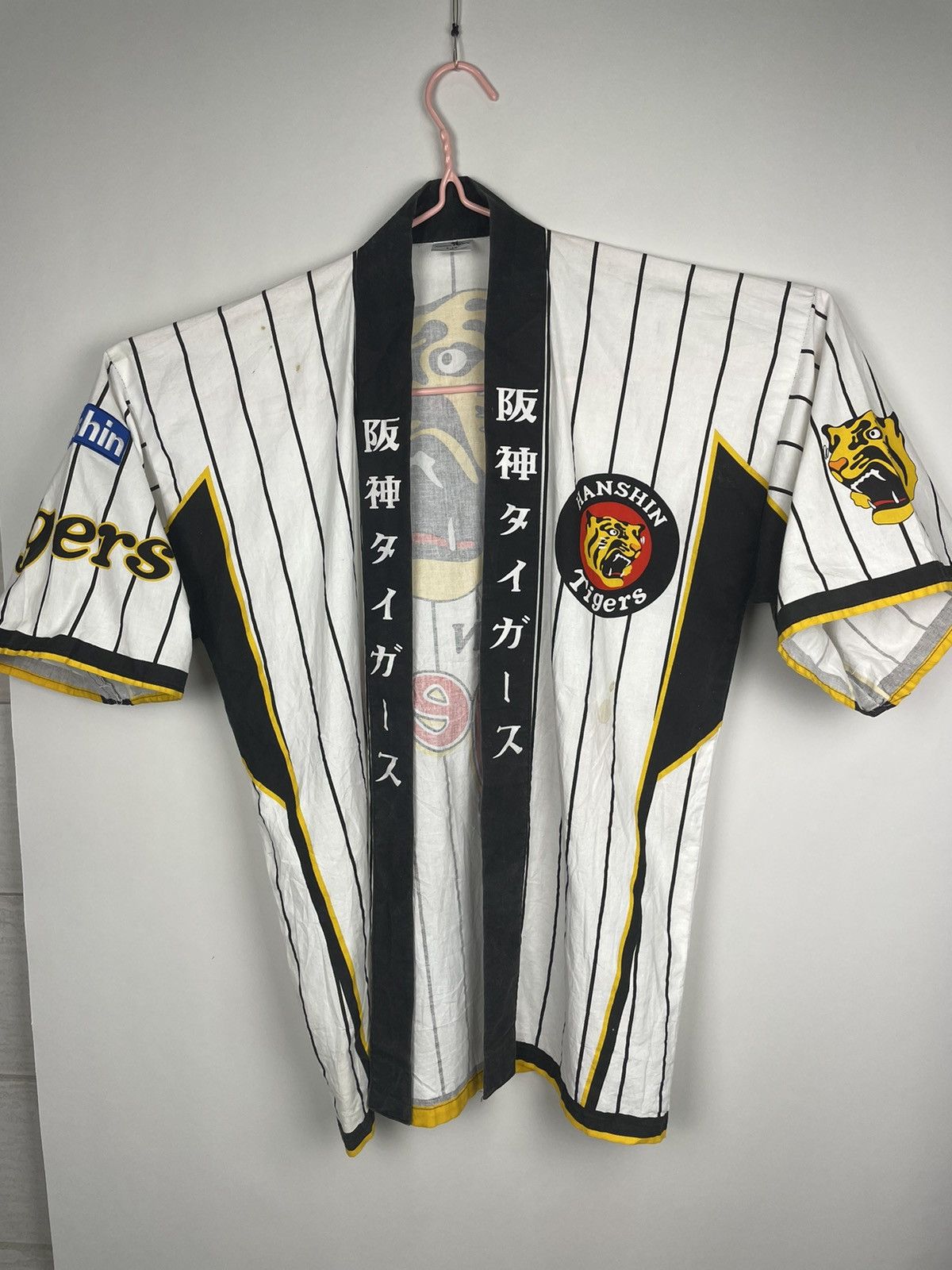 Japanese Brand HANSHIN TIGER VINTAGE KIMONO BASEBALL TEAM Size US L / EU 52-54 / 3 - 2 Thumbnail