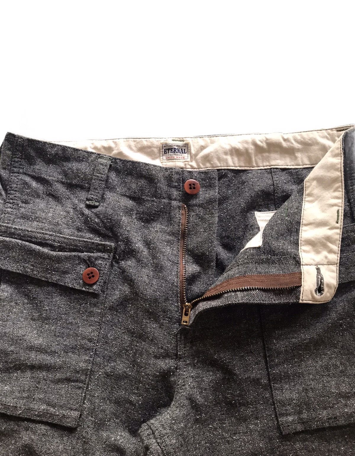 Eternal × Japanese Brand Eternal bitchu kurashiki workers pants wool Size US 32 / EU 48 - 5 Thumbnail