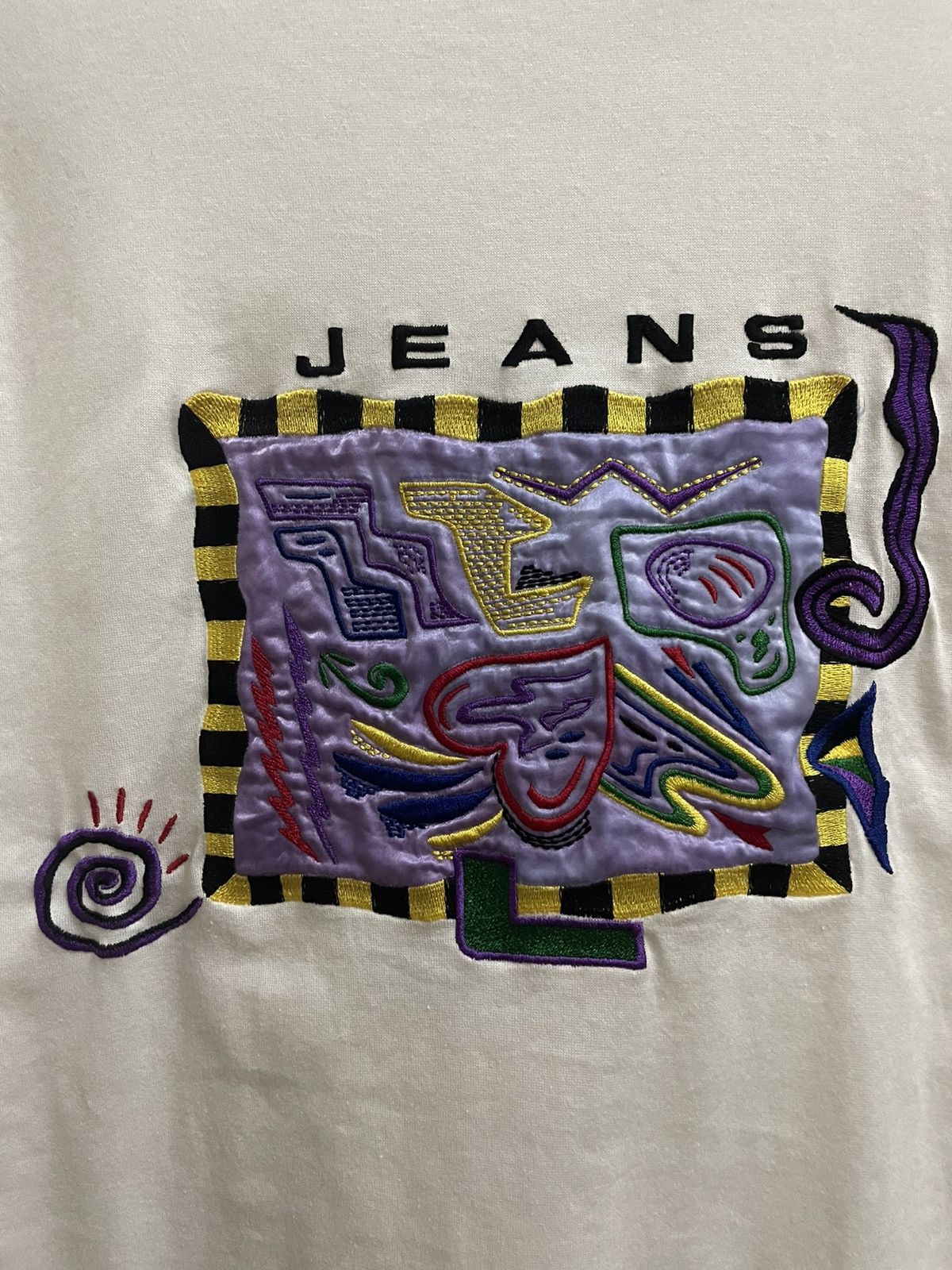 Lancel Vintage 90s LANCEL PARIS T Shirt Embroidery Logo Size US L / EU 52-54 / 3 - 3 Thumbnail