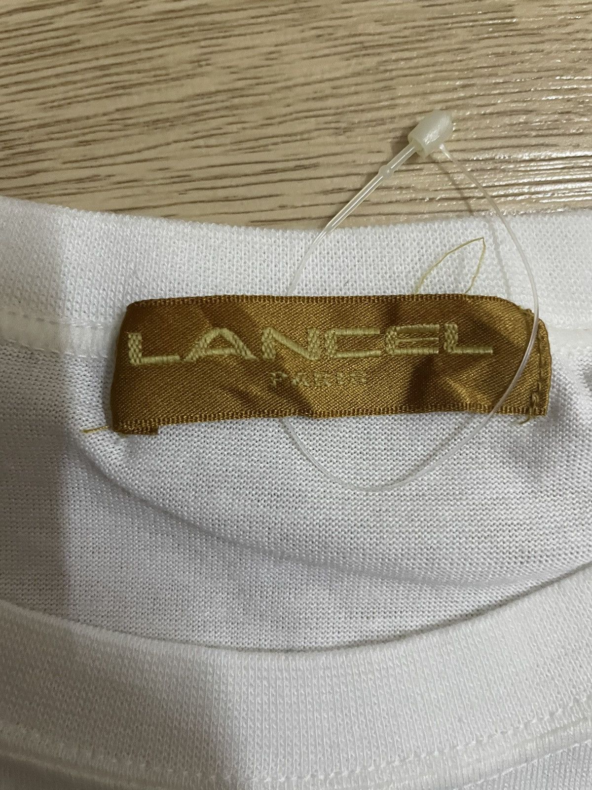 Lancel Vintage 90s LANCEL PARIS T Shirt Embroidery Logo Size US L / EU 52-54 / 3 - 6 Thumbnail