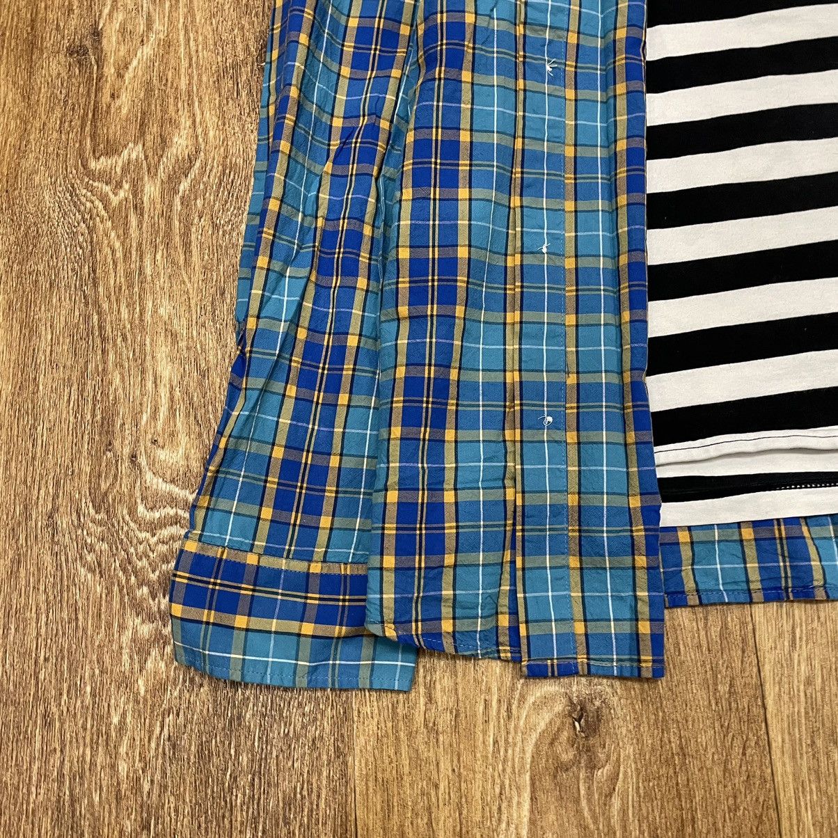 Vintage Vintage 90s Blue Plaid Shirt Layering Piece Grunge Boxy XL Size US XL / EU 56 / 4 - 2 Thumbnail