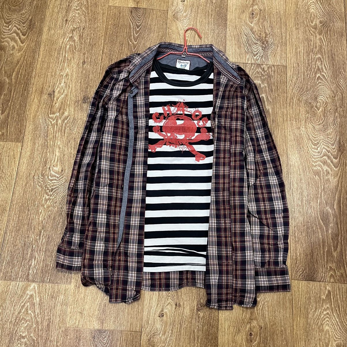 Vintage Vintage 90s Checkered Shirt Grunge Workwear Oversized XL Size US XL / EU 56 / 4 - 1 Thumbnail