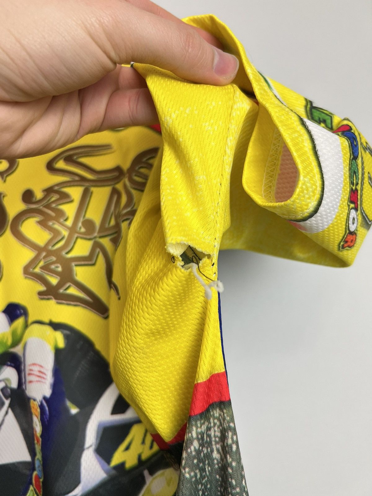 Vintage Yamaha Valentino Rossi Racing Full-print Jersey Motorsport Size US XL / EU 56 / 4 - 7 Thumbnail