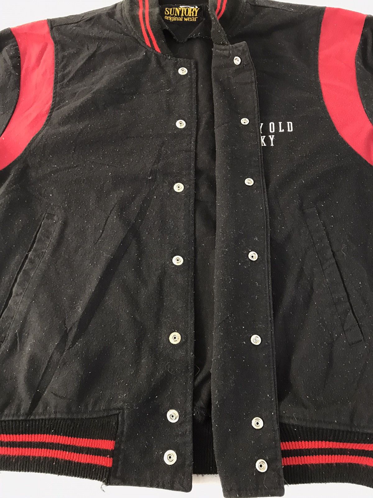 Japanese Brand Varsity Jacket Suntory Japanese Fashion Brand Snap Button Size US M / EU 48-50 / 2 - 5 Thumbnail