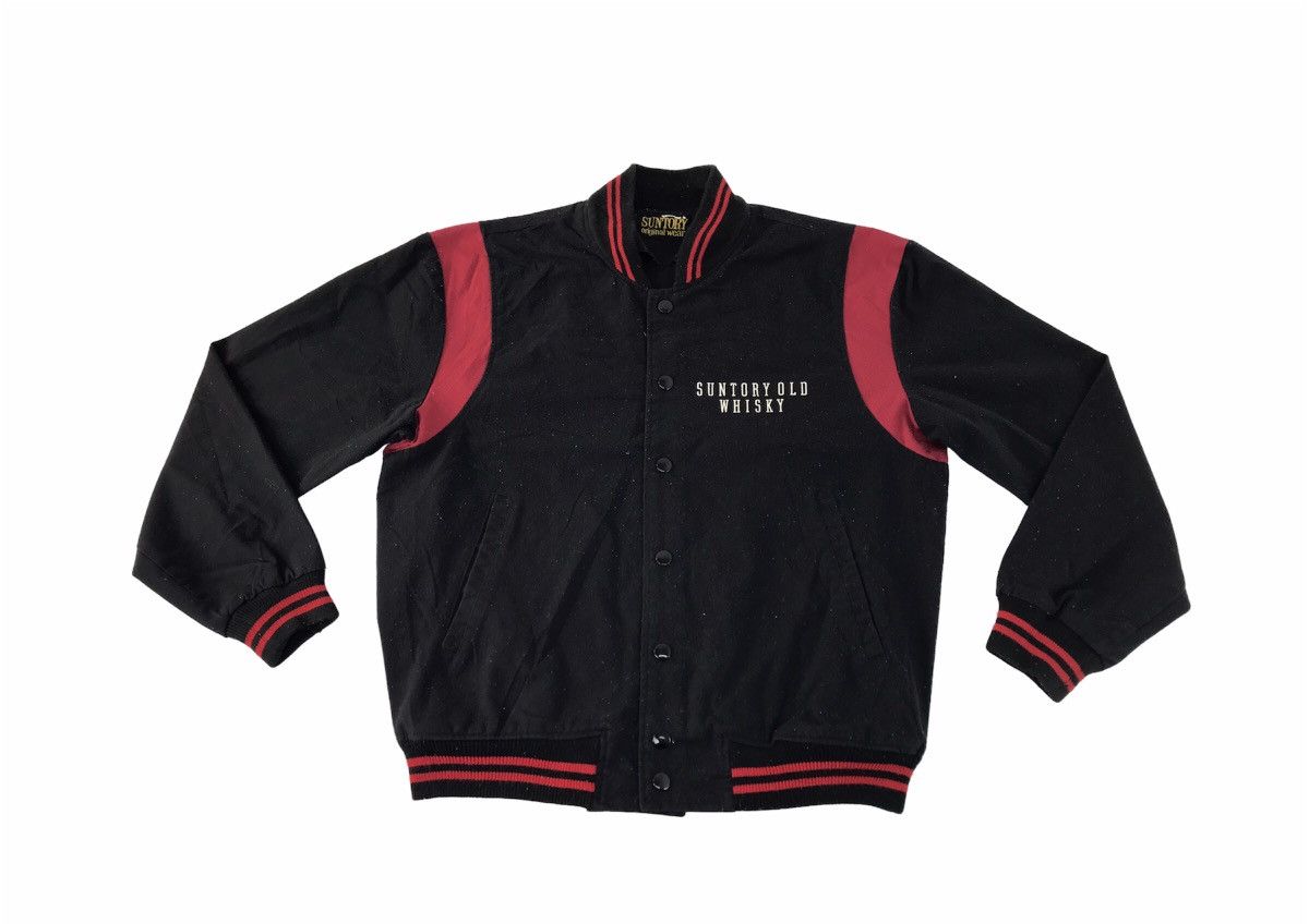Japanese Brand Varsity Jacket Suntory Japanese Fashion Brand Snap Button Size US M / EU 48-50 / 2 - 1 Thumbnail