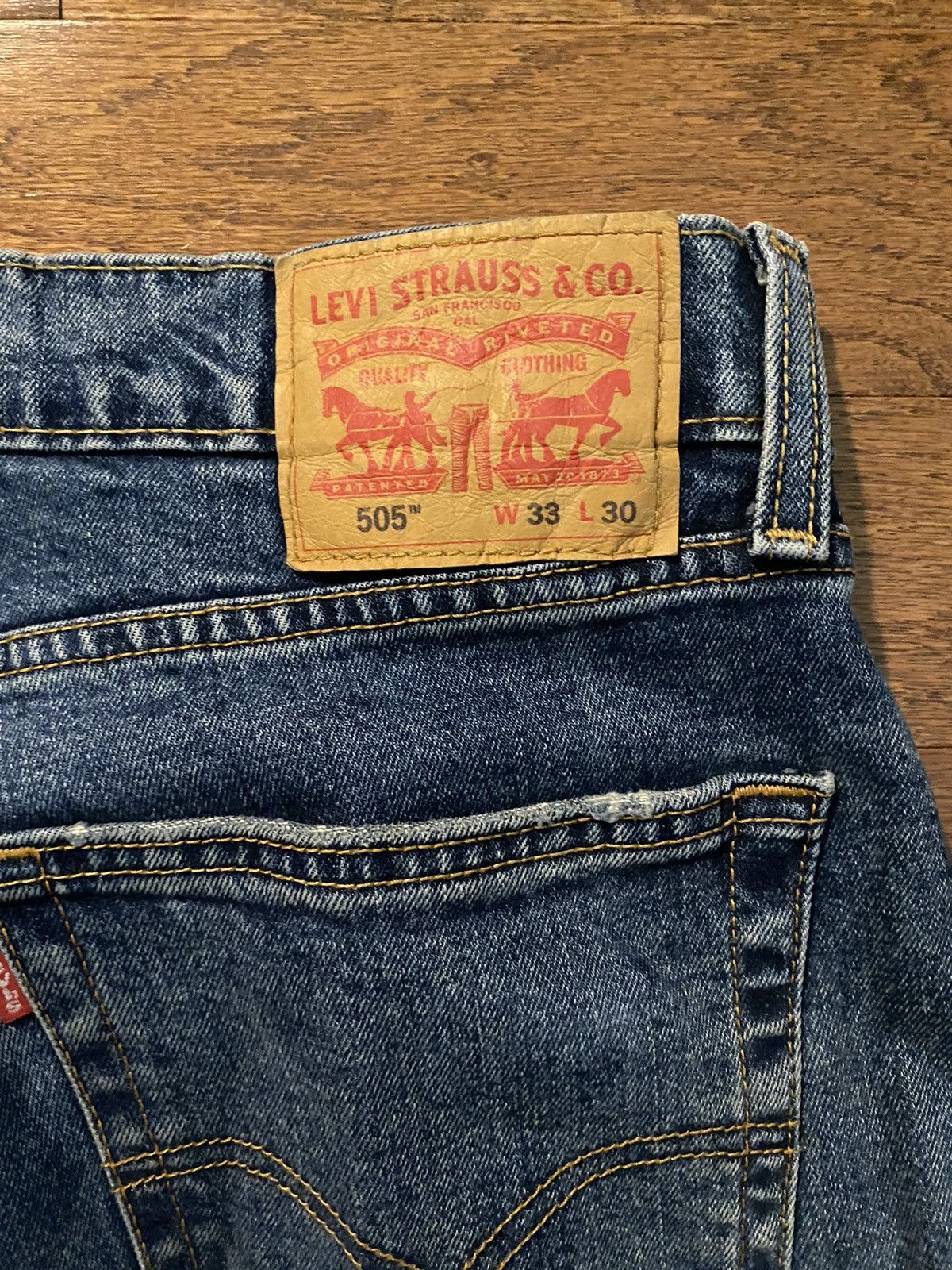 Levi's 505 Denim Size US 33 - 4 Thumbnail