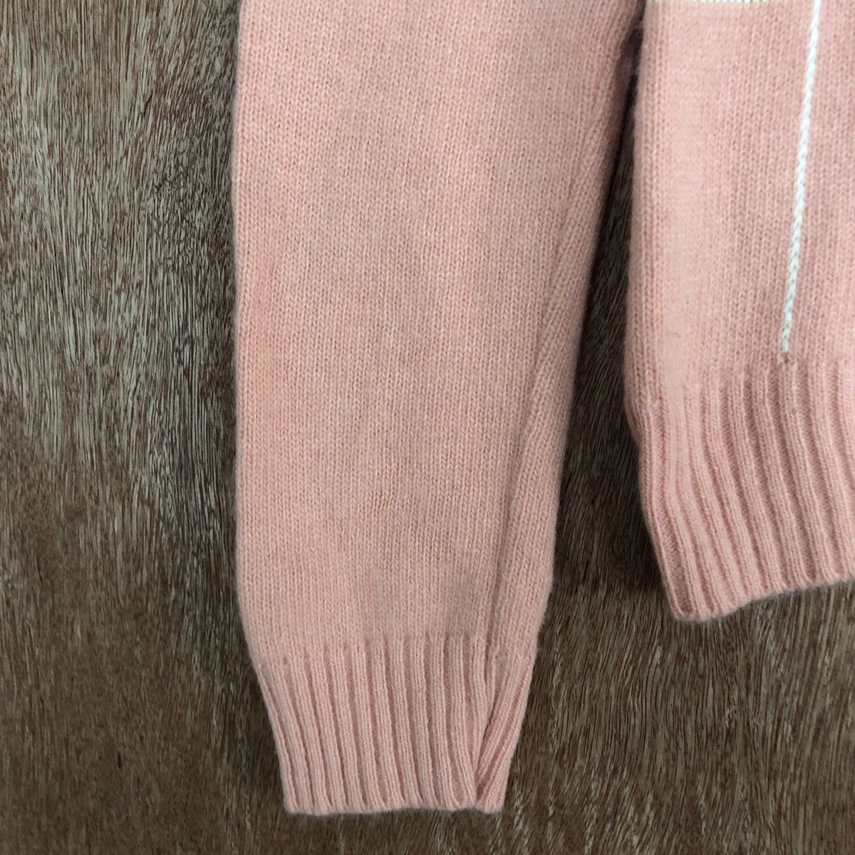 Homespun Knitwear × Japanese Brand Maria Claire Peach checkered Knitwear #6045 Size M / US 6-8 / IT 42-44 - 6 Thumbnail