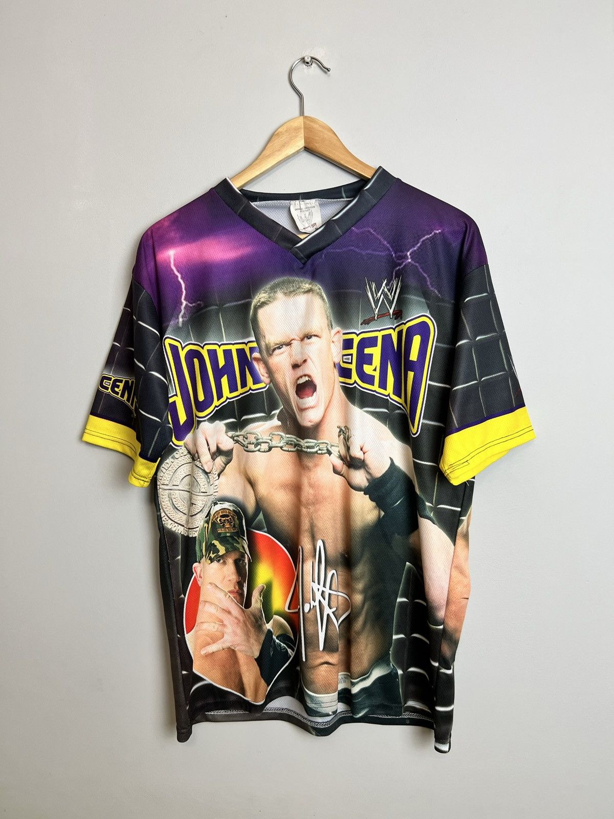 Vintage RARE Vintage 07’ John Cena Wrestling WWE WWF 00s Y2K Jersey Size US M / EU 48-50 / 2 - 1 Thumbnail