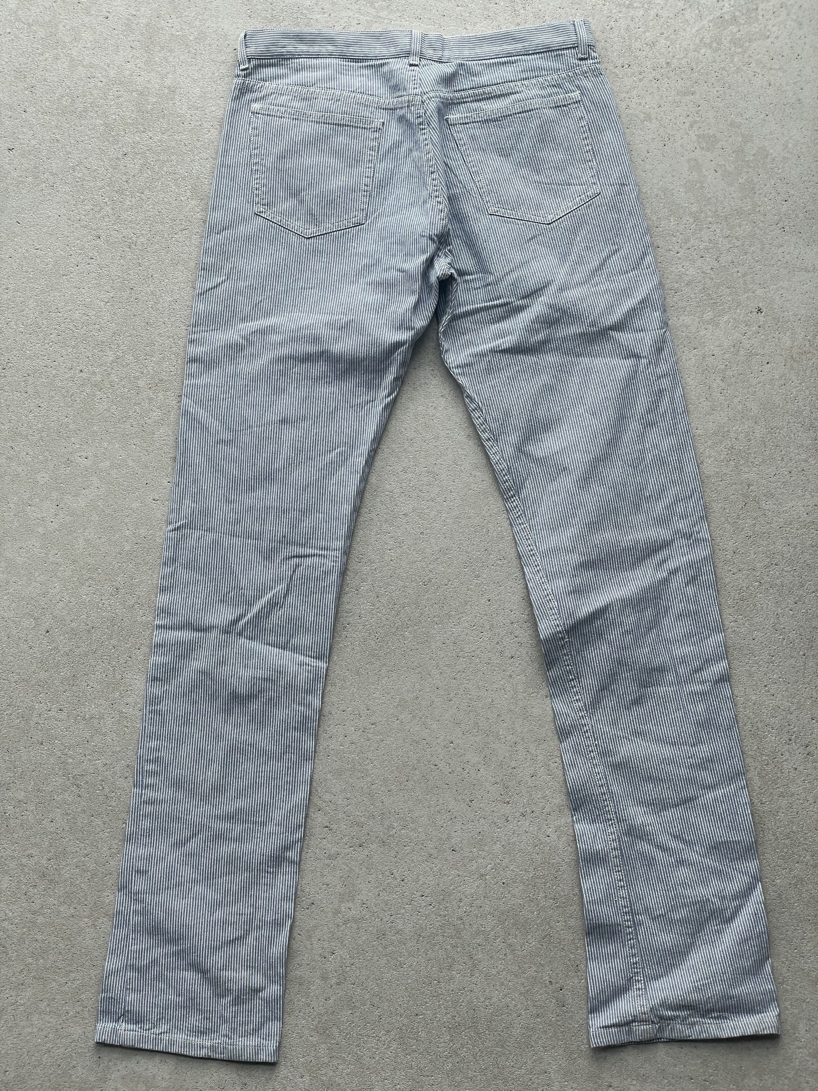 A.P.C. APC Cure Pinstripe light blue jeans Size US 32 / EU 48 - 2 Thumbnail
