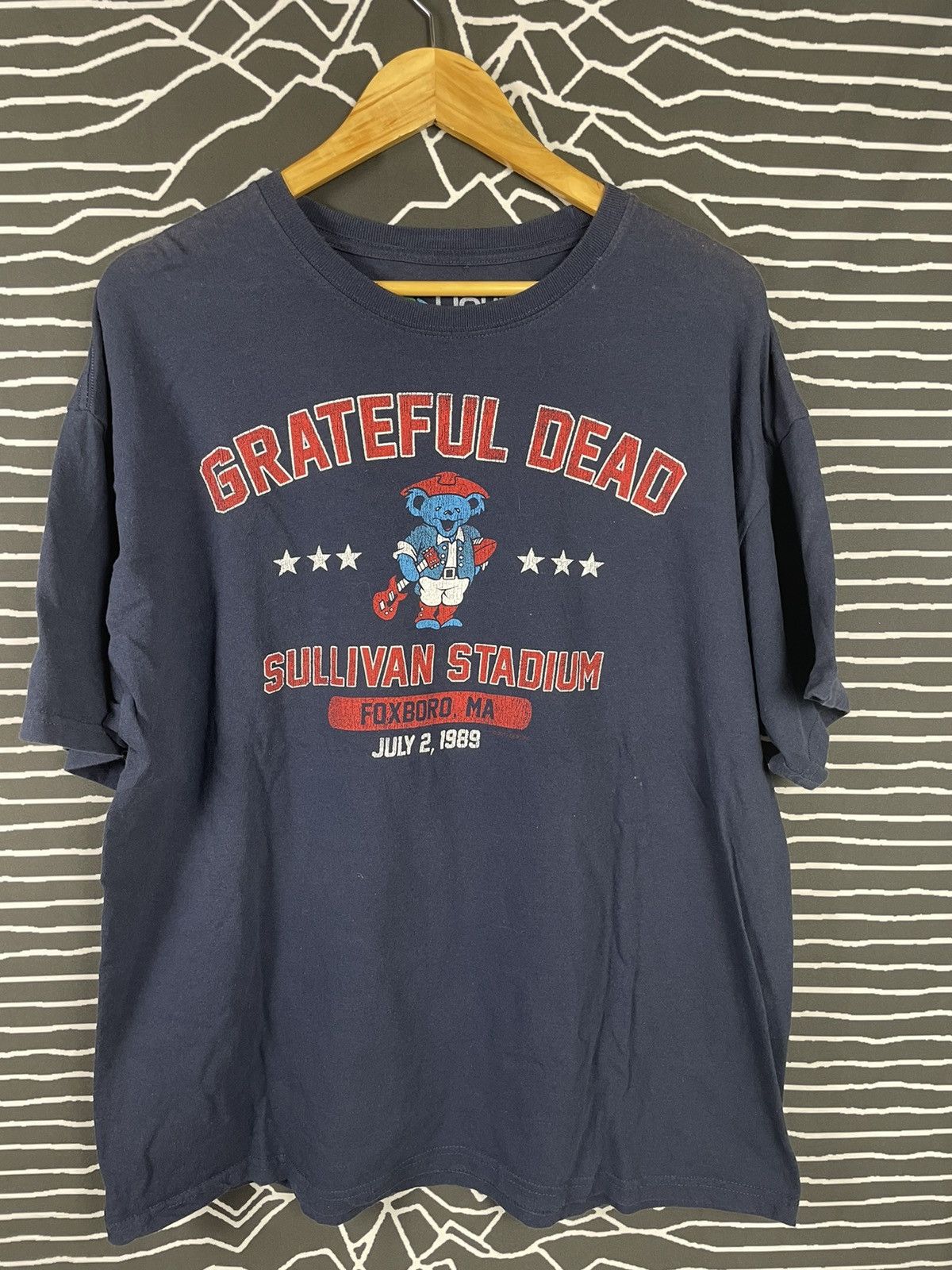 Colorado Ski Grateful Dead Shirt - Liquid Blue Tie Dye Mens T-shirt - NEW main image 1