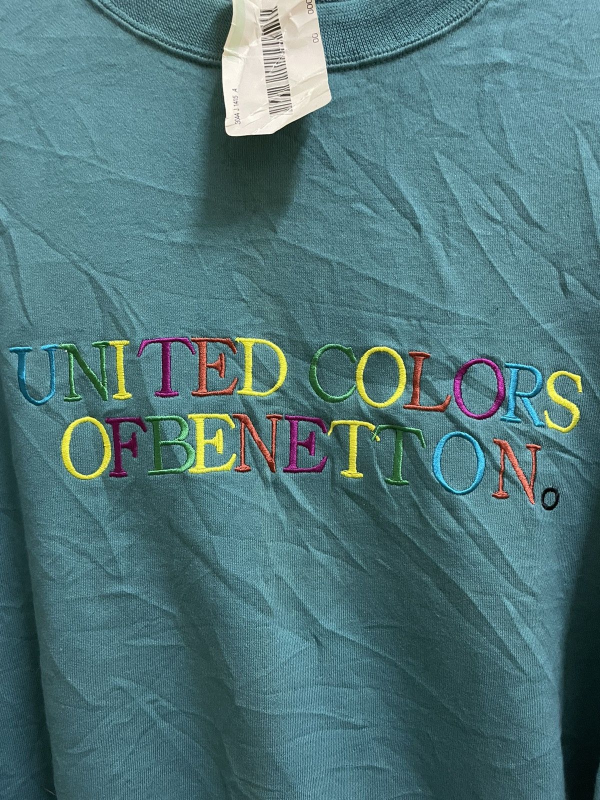 United Colors Of Benetton United Color Of Banetton Spell Out Sweatshirt Size US L / EU 52-54 / 3 - 3 Thumbnail