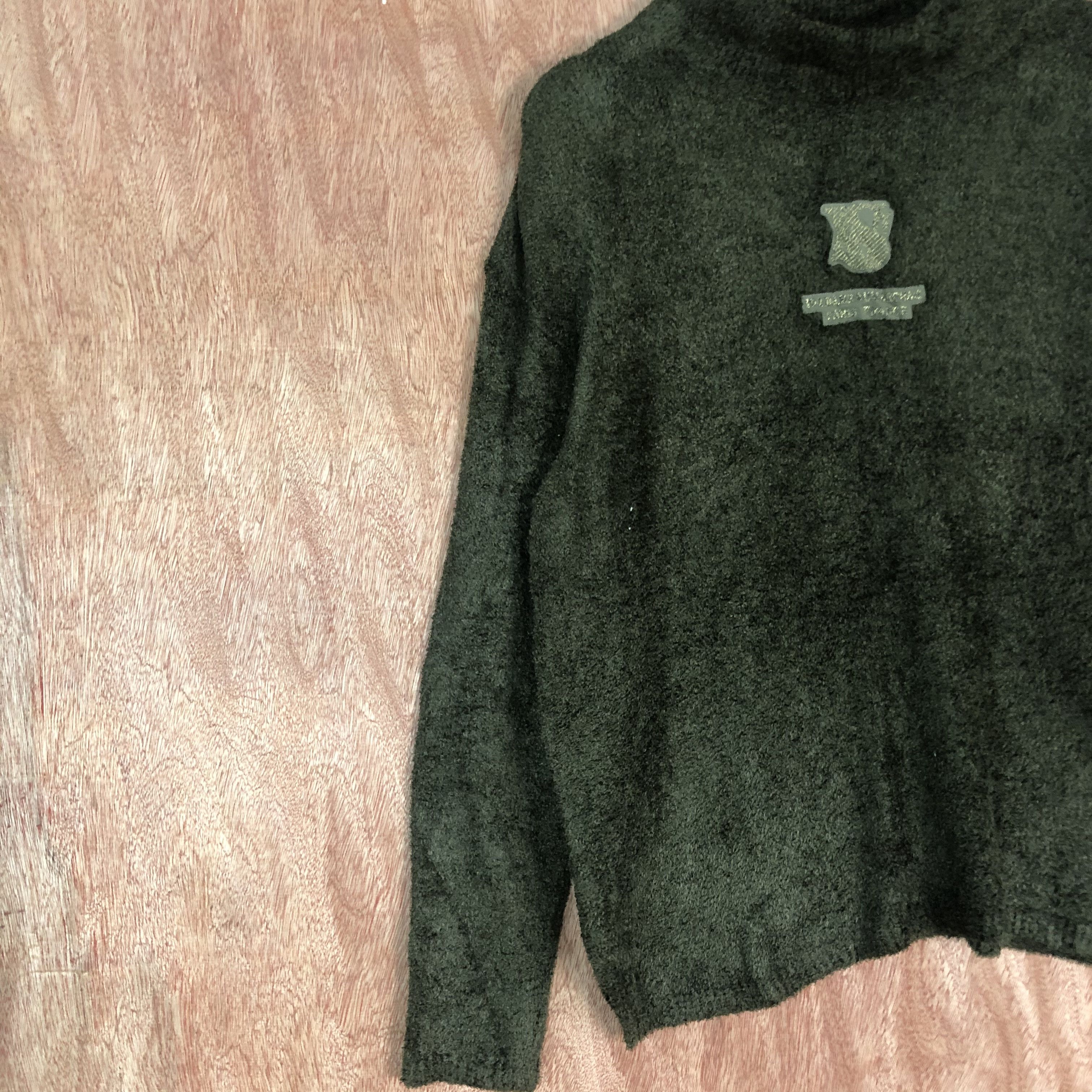 Homespun Knitwear × Japanese Brand DLL Valenza Po Green SHag Shaggy Knitwear #c517 Size US M / EU 48-50 / 2 - 7 Thumbnail