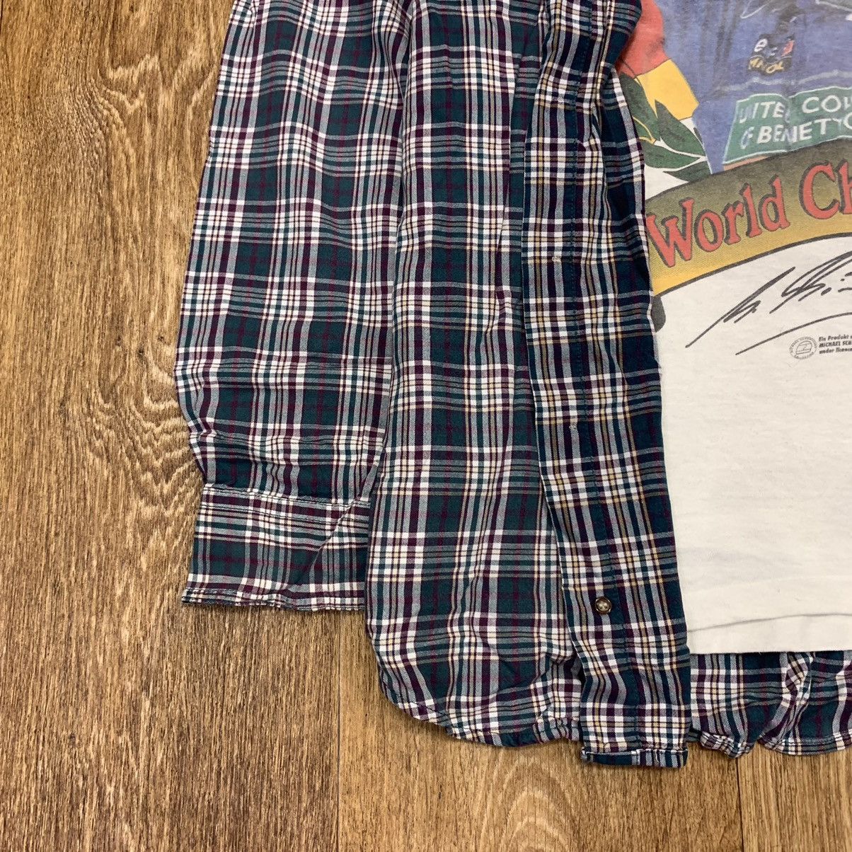 Vintage Vintage Y2K Oversized Checkered Shirt Grunge Streetwear L Size US L / EU 52-54 / 3 - 5 Thumbnail