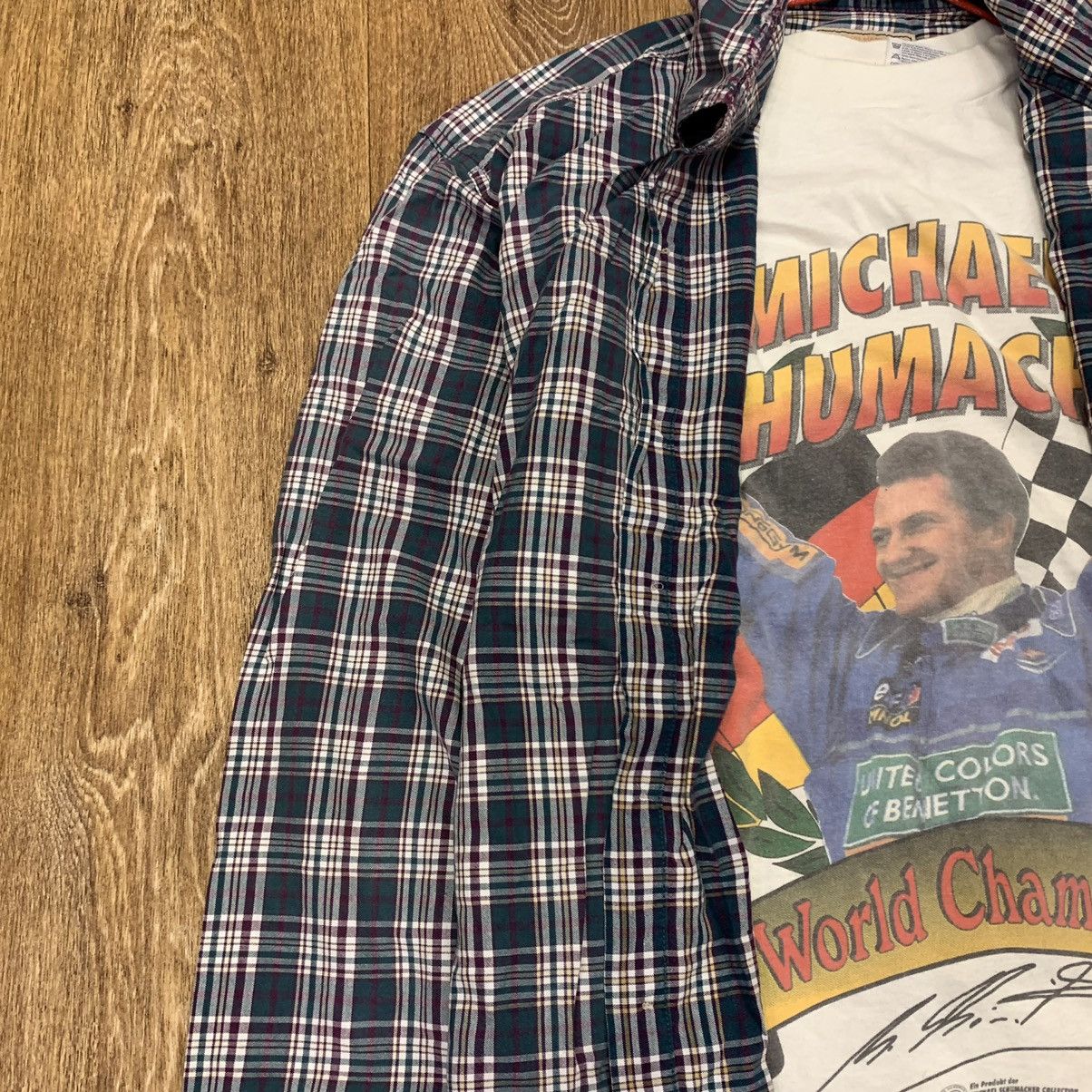 Vintage Vintage Y2K Oversized Checkered Shirt Grunge Streetwear L Size US L / EU 52-54 / 3 - 6 Thumbnail
