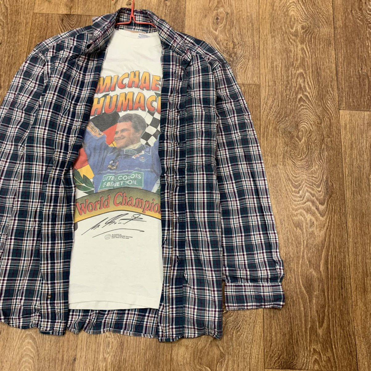 Vintage Vintage Y2K Oversized Checkered Shirt Grunge Streetwear L Size US L / EU 52-54 / 3 - 4 Thumbnail