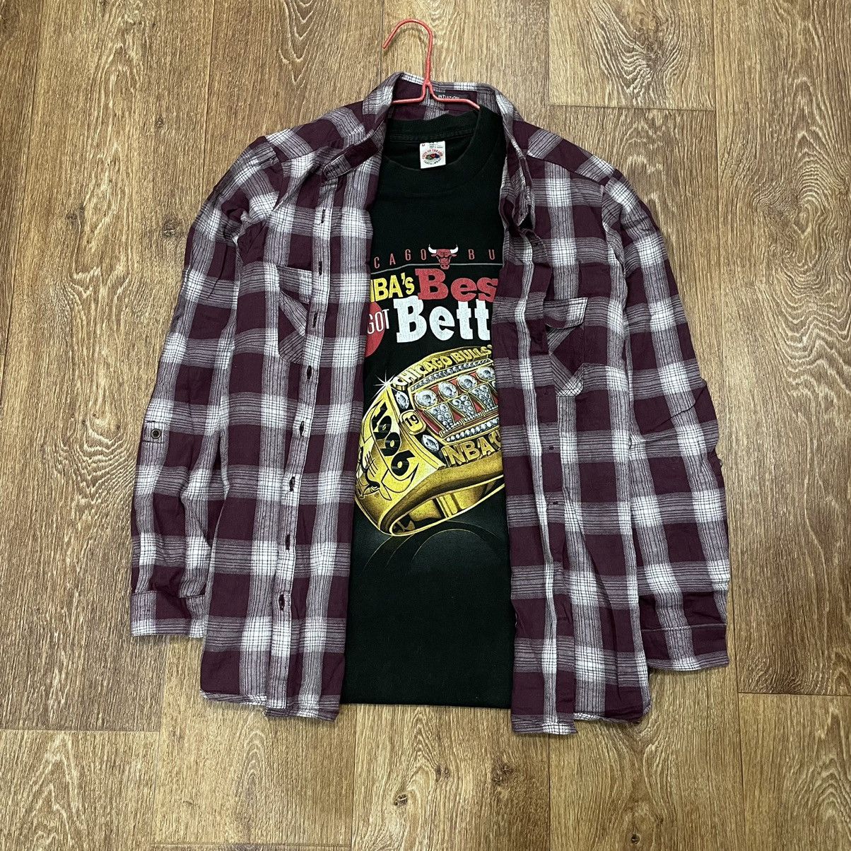 Vintage Vintage Y2K Plaid Shirt Grunge Skate Layering Piece Washed S Size US S / EU 44-46 / 1 - 1 Thumbnail