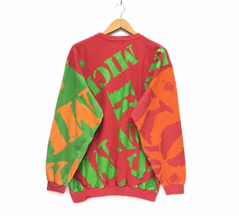 Michiko Koshino London Michiko Koshino Fullprint Crewneck Sweatshirt Big Logo Size US L / EU 52-54 / 3 - 2 Thumbnail