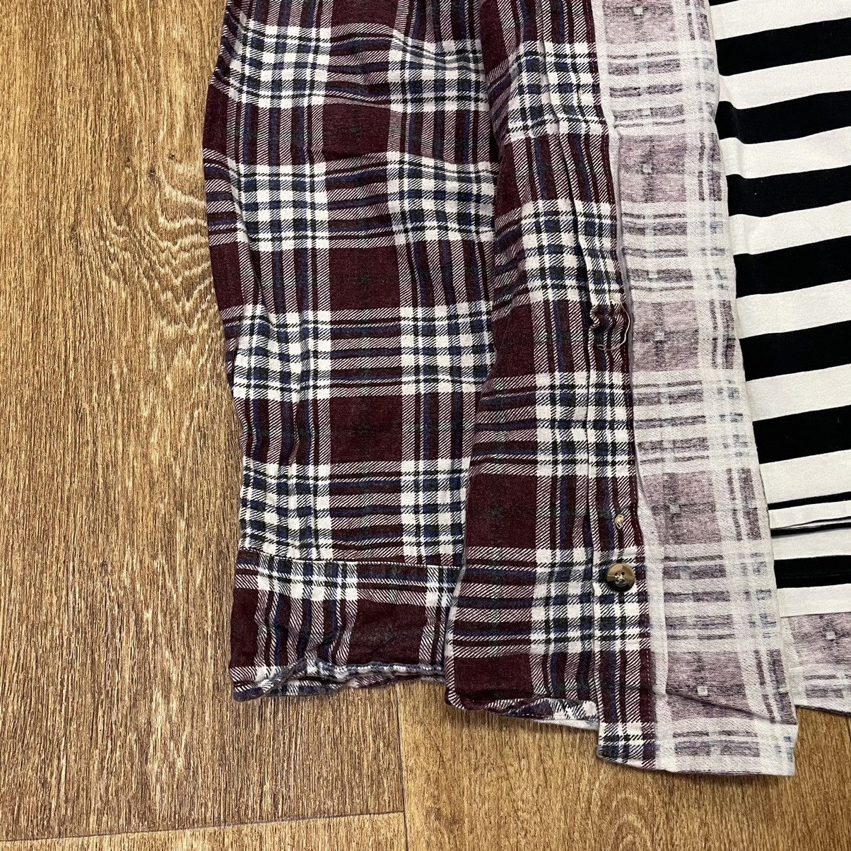 Vintage Vintage 90s Checkered Plaid Shirt Grunge Layering Faded XL Size US XL / EU 56 / 4 - 4 Thumbnail