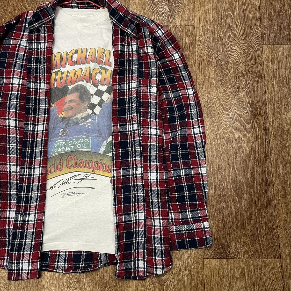Flannel Vintage Flannel Shirt Travis Scott Style Size US XL / EU 56 / 4 - 3 Thumbnail