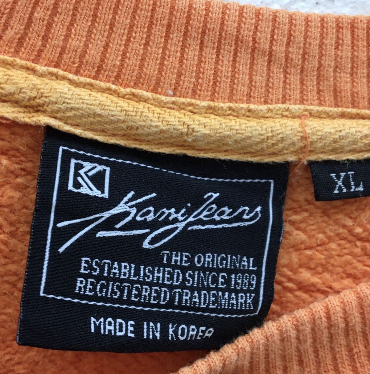 Karl Kani Karl Kani Jeans Crewneck Sweatshirt Embroidered Big Logo Size US XL / EU 56 / 4 - 10 Thumbnail