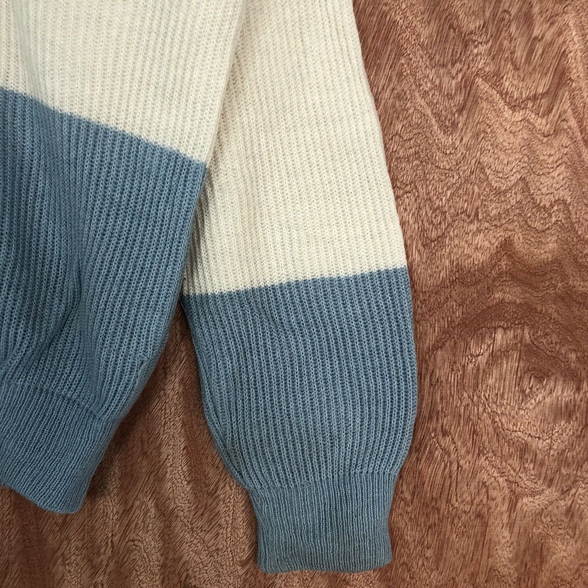 Vintage DLL Portobello's Blue White italy designer Knitwear #c610 Size US L / EU 52-54 / 3 - 4 Thumbnail