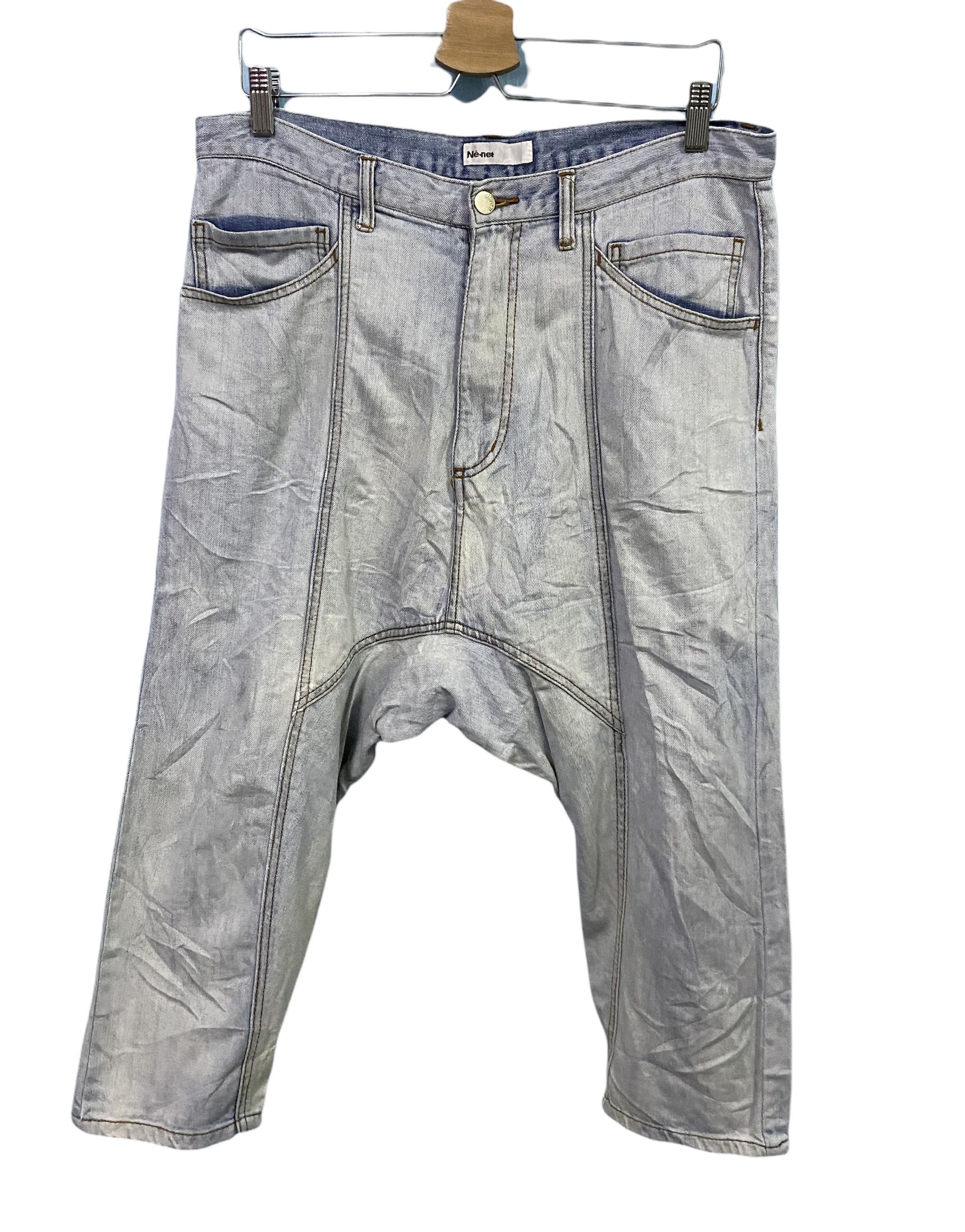 Issey Miyake Ne-Net 3 Quarter Pants Size US 33 - 2 Thumbnail