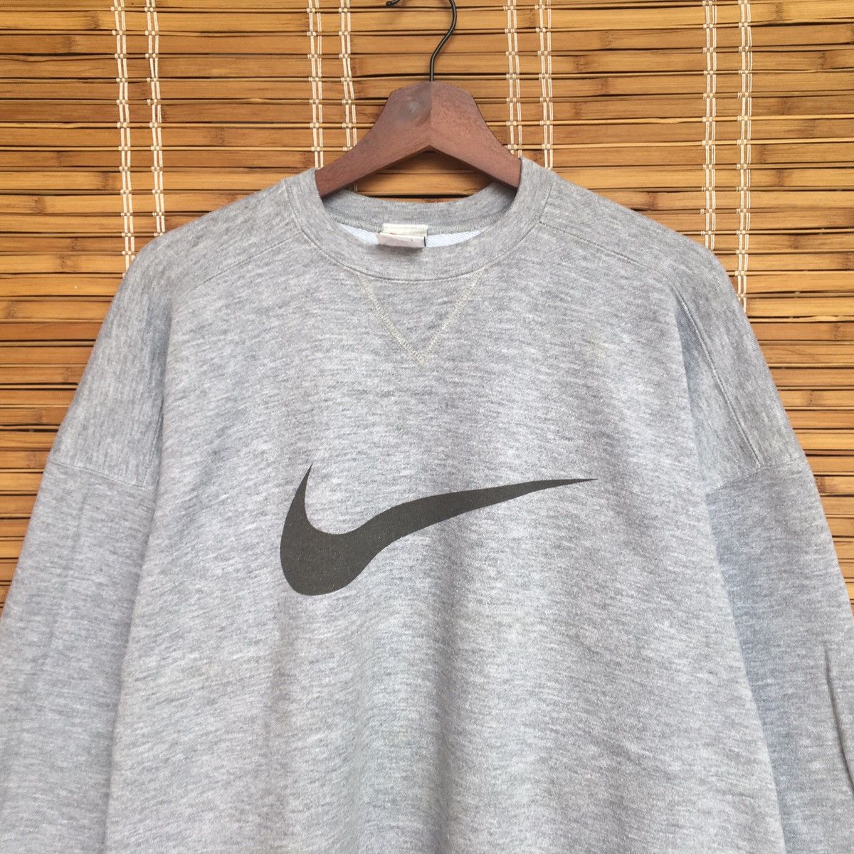 Nike Vintage 90s Nike Big Swoosh Sweatshirt Big Logo Size US M / EU 48-50 / 2 - 4 Thumbnail