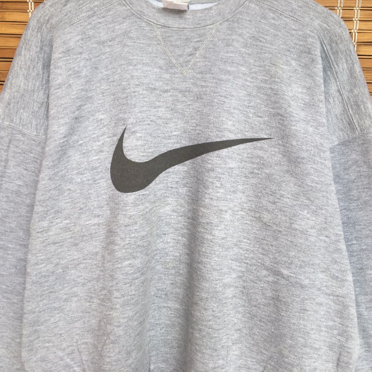 Nike Vintage 90s Nike Big Swoosh Sweatshirt Big Logo Size US M / EU 48-50 / 2 - 5 Thumbnail