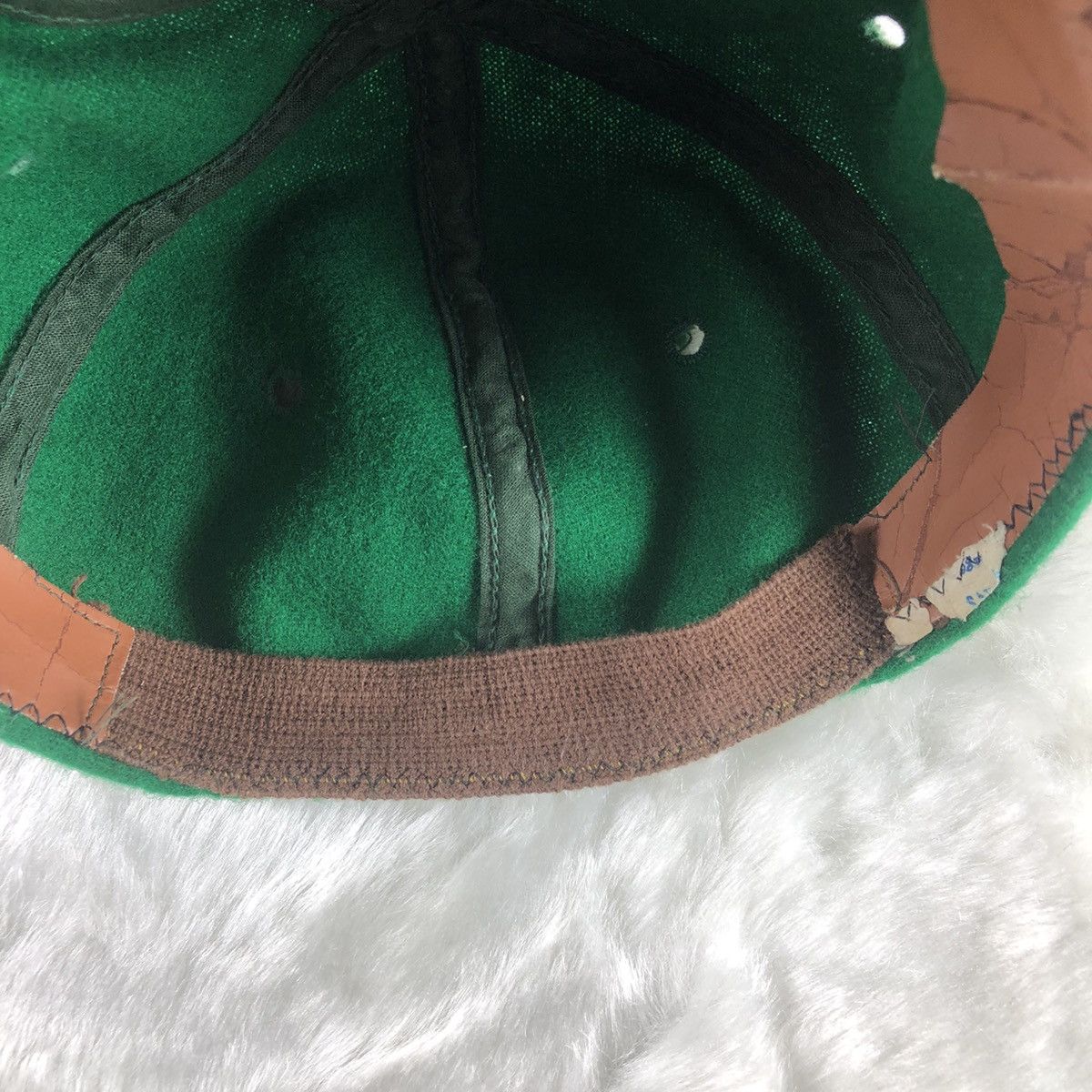 Vintage Vintage 60's Wool Baseball Cap/Hat Rare Size ONE SIZE - 11 Thumbnail
