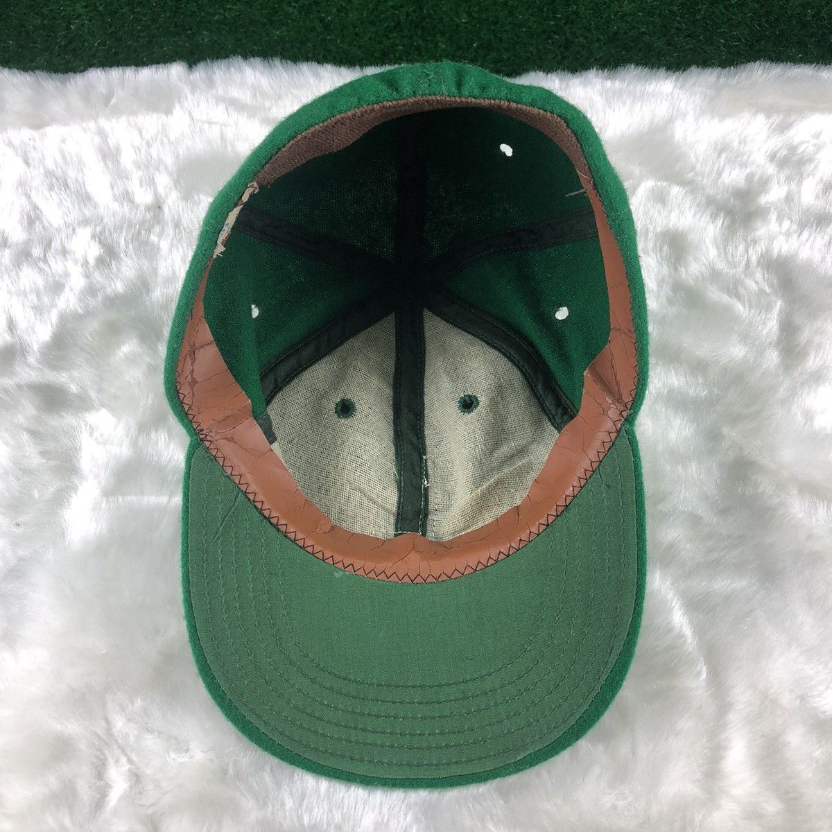 Vintage Vintage 60's Wool Baseball Cap/Hat Rare Size ONE SIZE - 6 Thumbnail