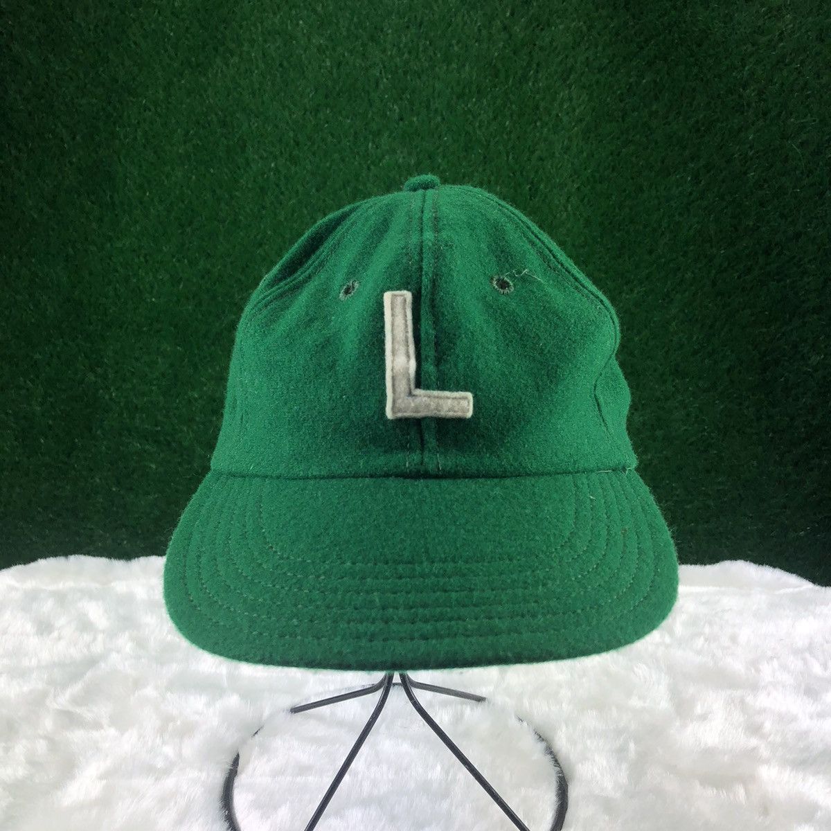 Vintage Vintage 60's Wool Baseball Cap/Hat Rare Size ONE SIZE - 1 Thumbnail