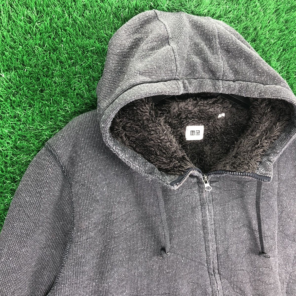 Japanese Brand × Uniqlo Uniqlo Zipper Sweater Hoodie Sherpa Lining Size US L / EU 52-54 / 3 - 2 Thumbnail