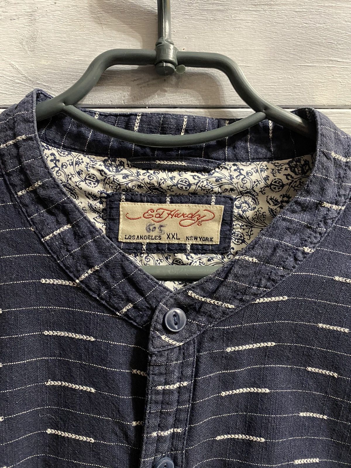 Ed Hardy Rare Vintage Shirt Ed Hardy Avant-Garde style. Size US XXL / EU 58 / 5 - 3 Thumbnail