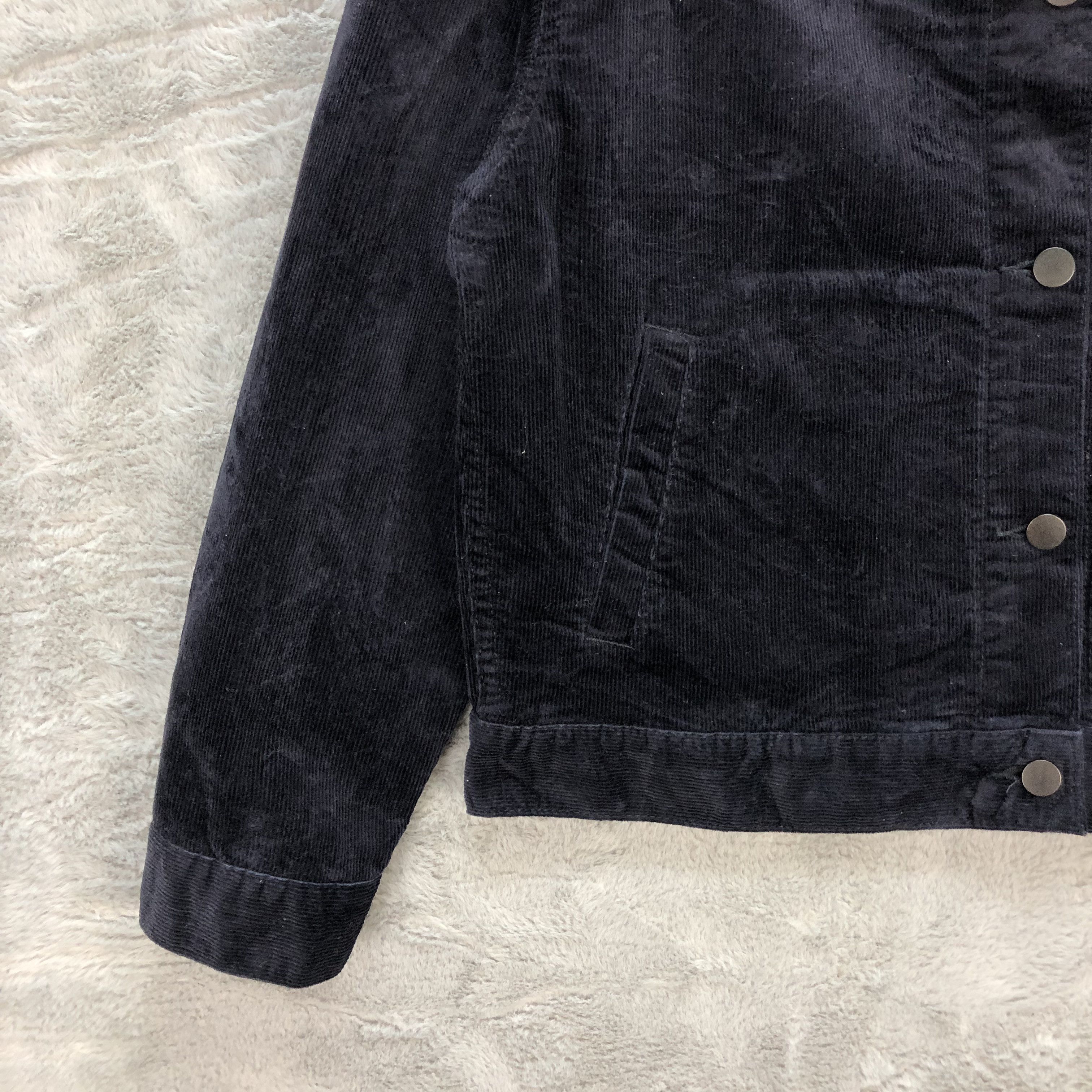 Japanese Brand Uniqlo Corduroy Cropped Jacket #6324-60 Size M / US 6-8 / IT 42-44 - 4 Thumbnail