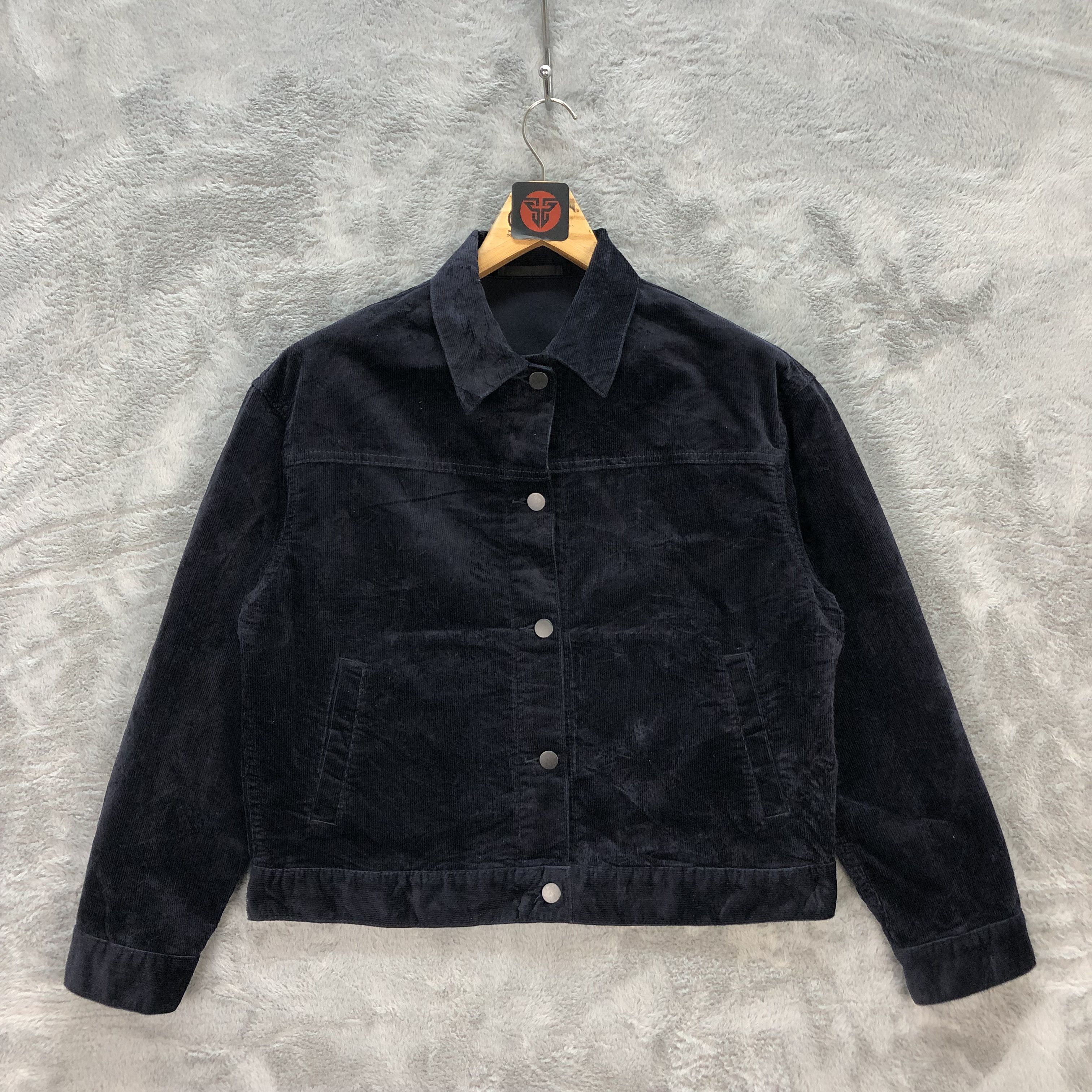 Japanese Brand Uniqlo Corduroy Cropped Jacket #6324-60 Size M / US 6-8 / IT 42-44 - 1 Thumbnail