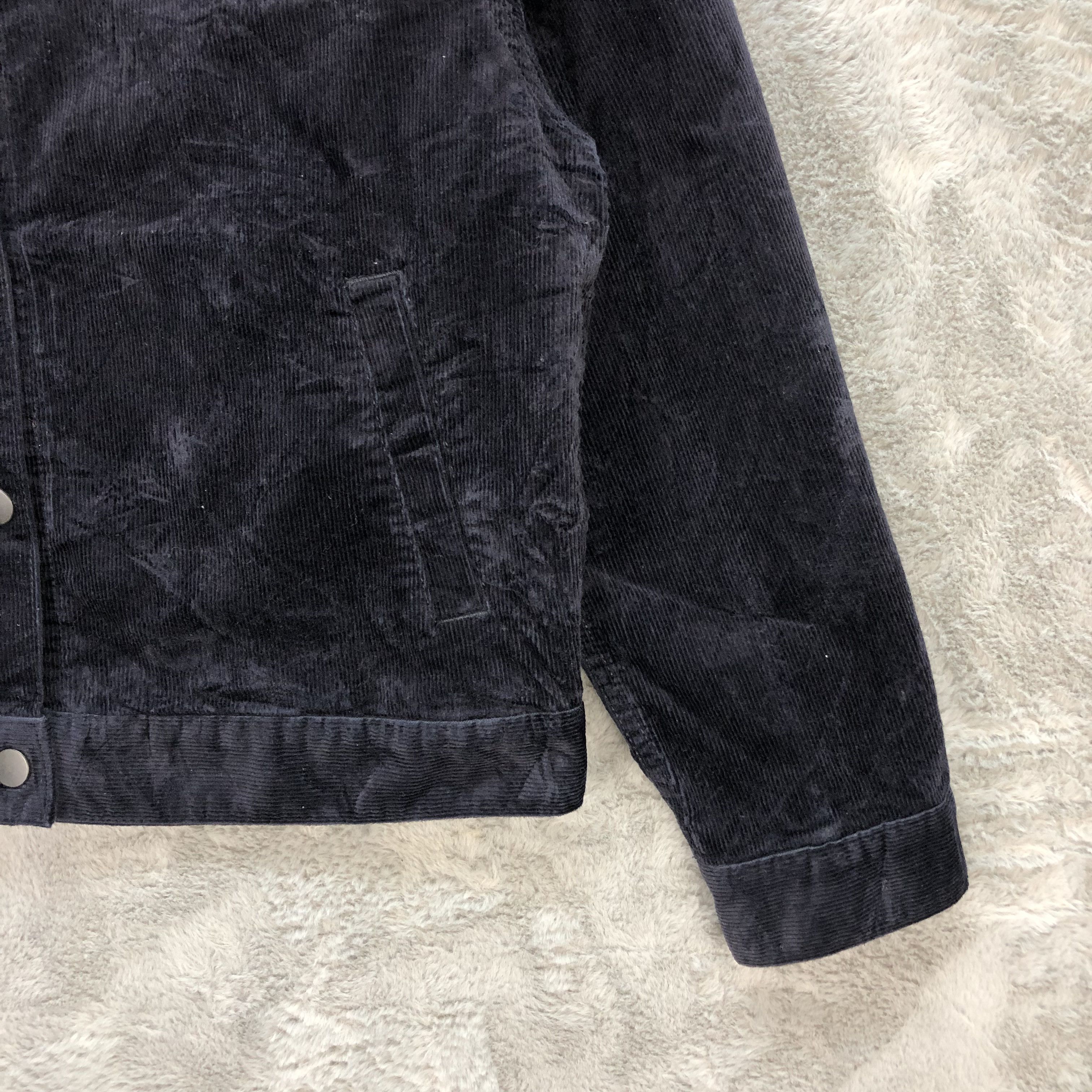 Japanese Brand Uniqlo Corduroy Cropped Jacket #6324-60 Size M / US 6-8 / IT 42-44 - 5 Thumbnail