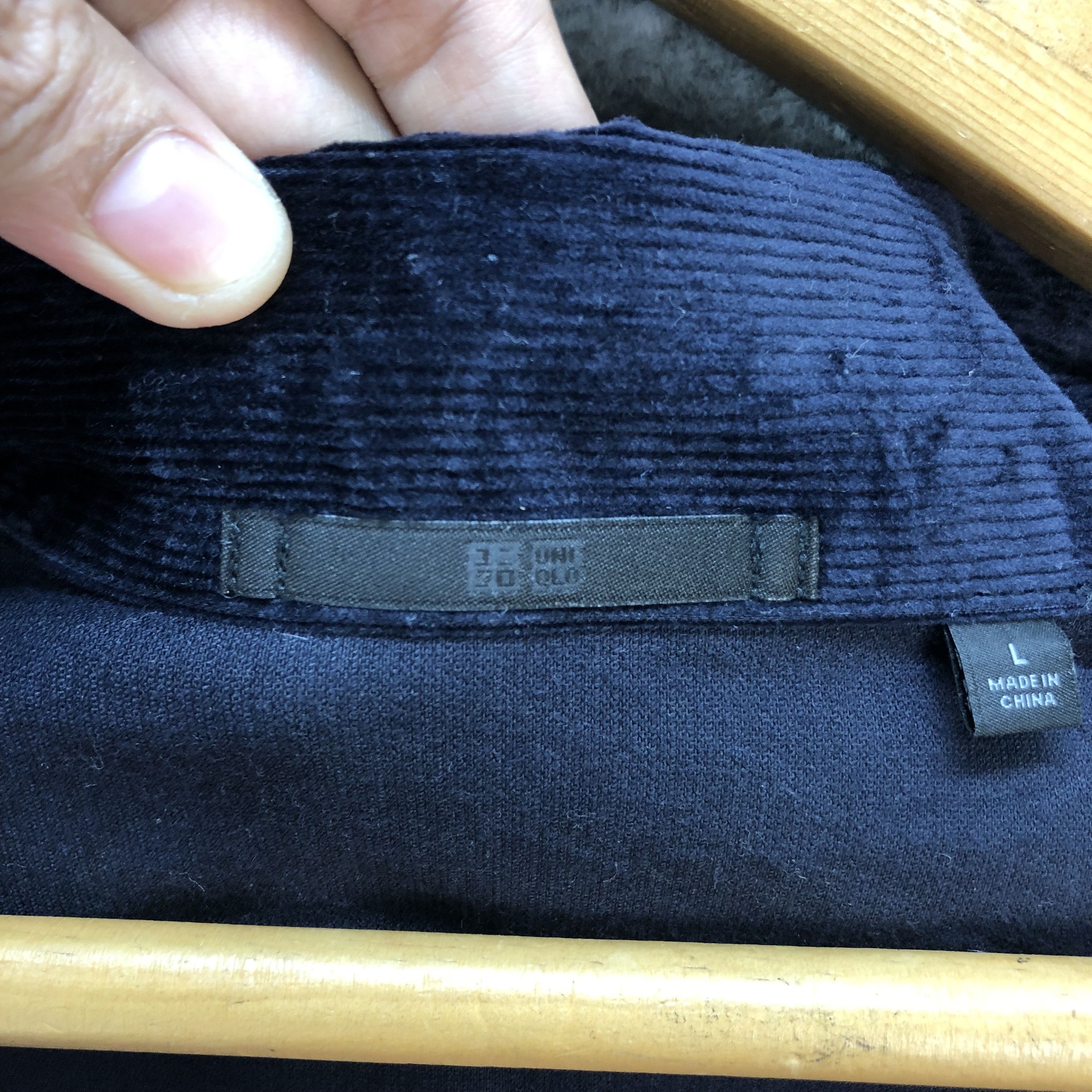 Japanese Brand Uniqlo Corduroy Cropped Jacket #6324-60 Size M / US 6-8 / IT 42-44 - 7 Thumbnail