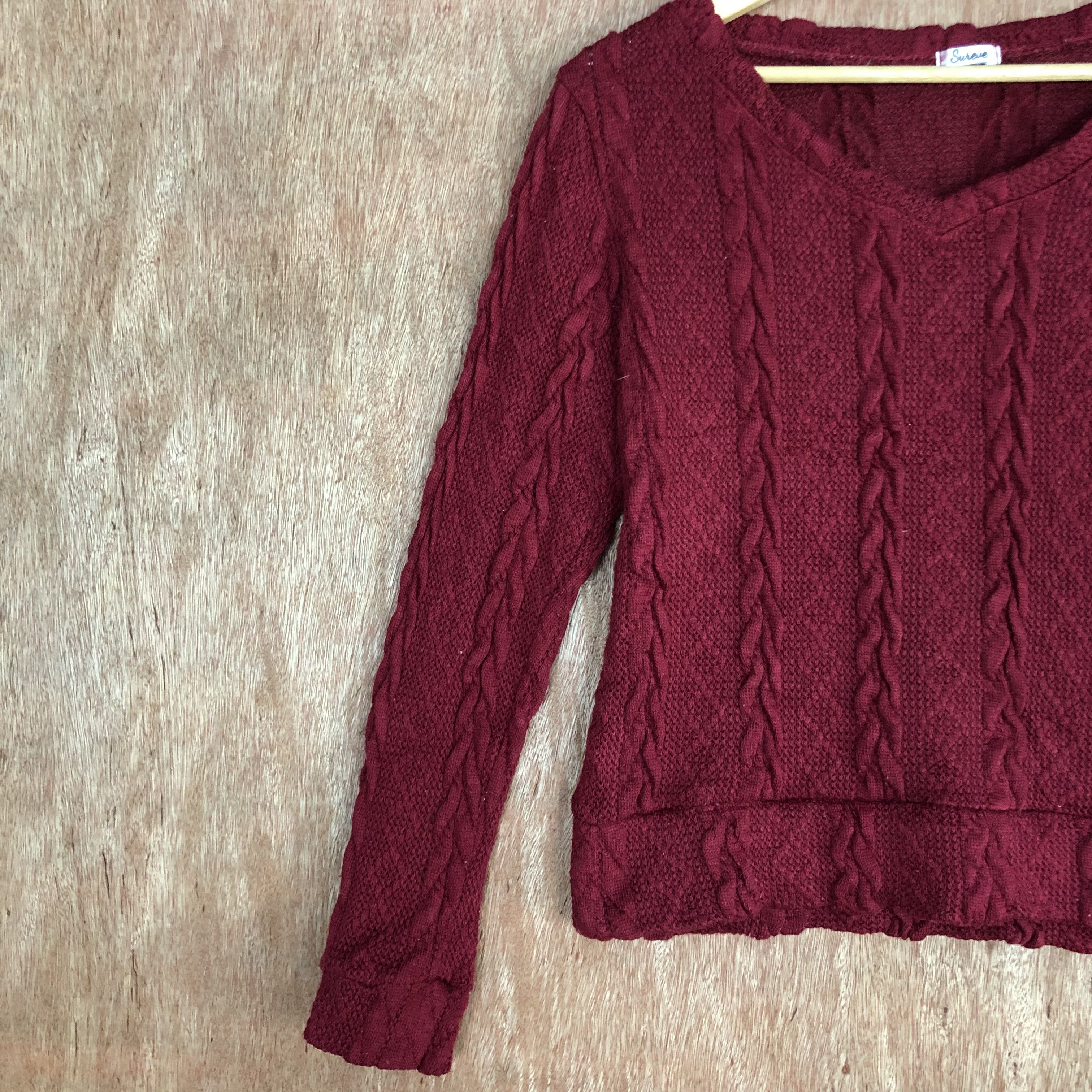 Homespun Knitwear Sureve Red Knitwear japan#c478 Size M / US 6-8 / IT 42-44 - 7 Thumbnail