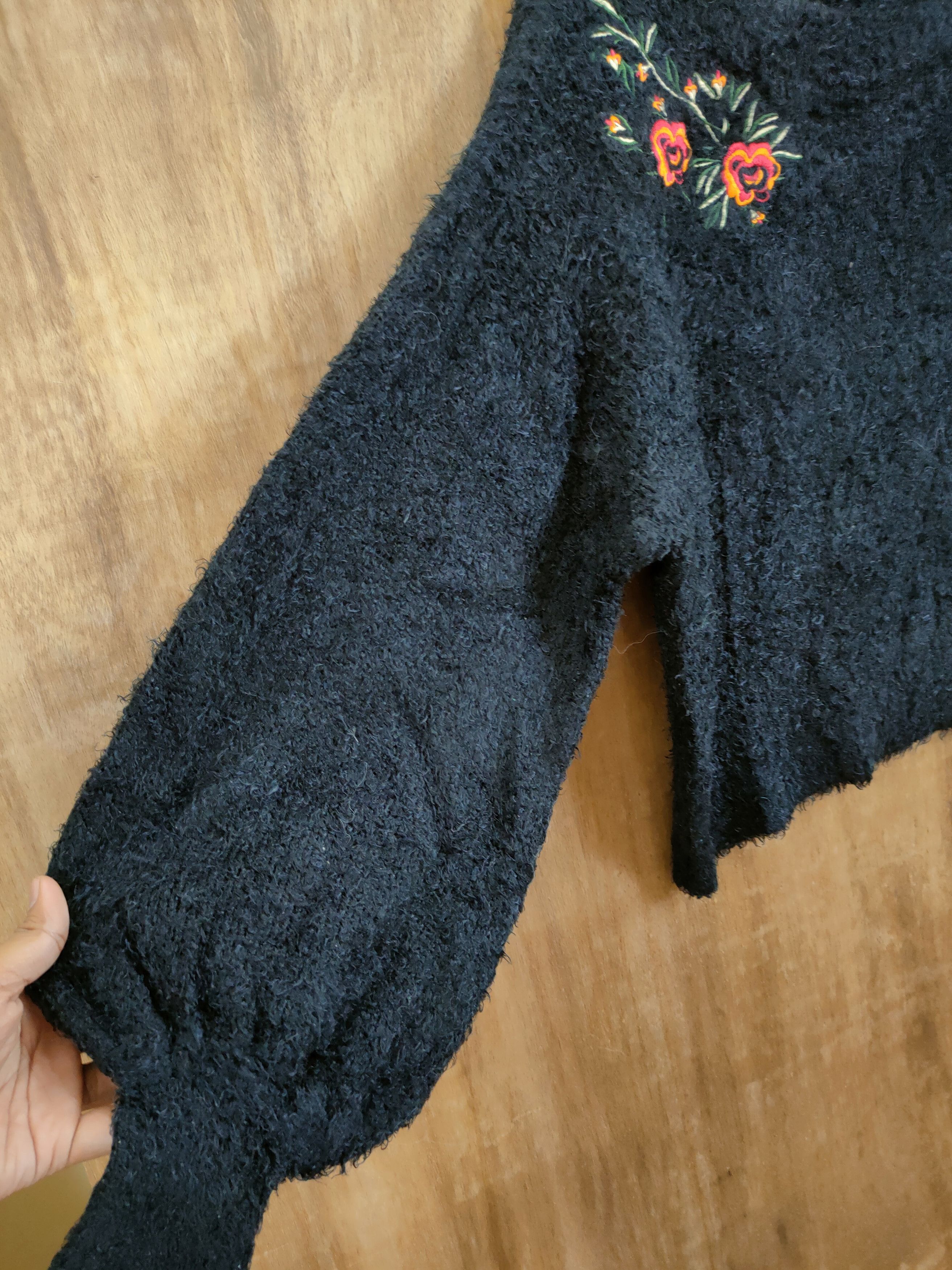 Homespun Knitwear D GU mohair soft fur shag shaggy knitwear japan #46-996 Size US M / EU 48-50 / 2 - 6 Thumbnail