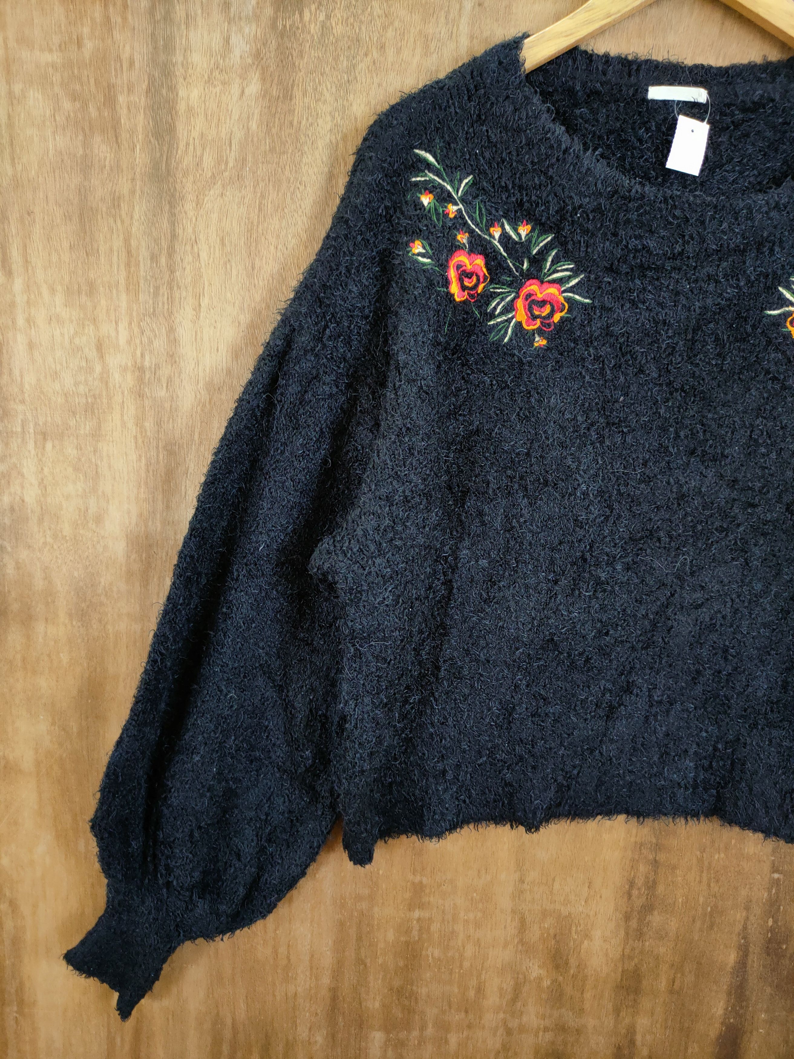 Homespun Knitwear D GU mohair soft fur shag shaggy knitwear japan #46-996 Size US M / EU 48-50 / 2 - 2 Thumbnail