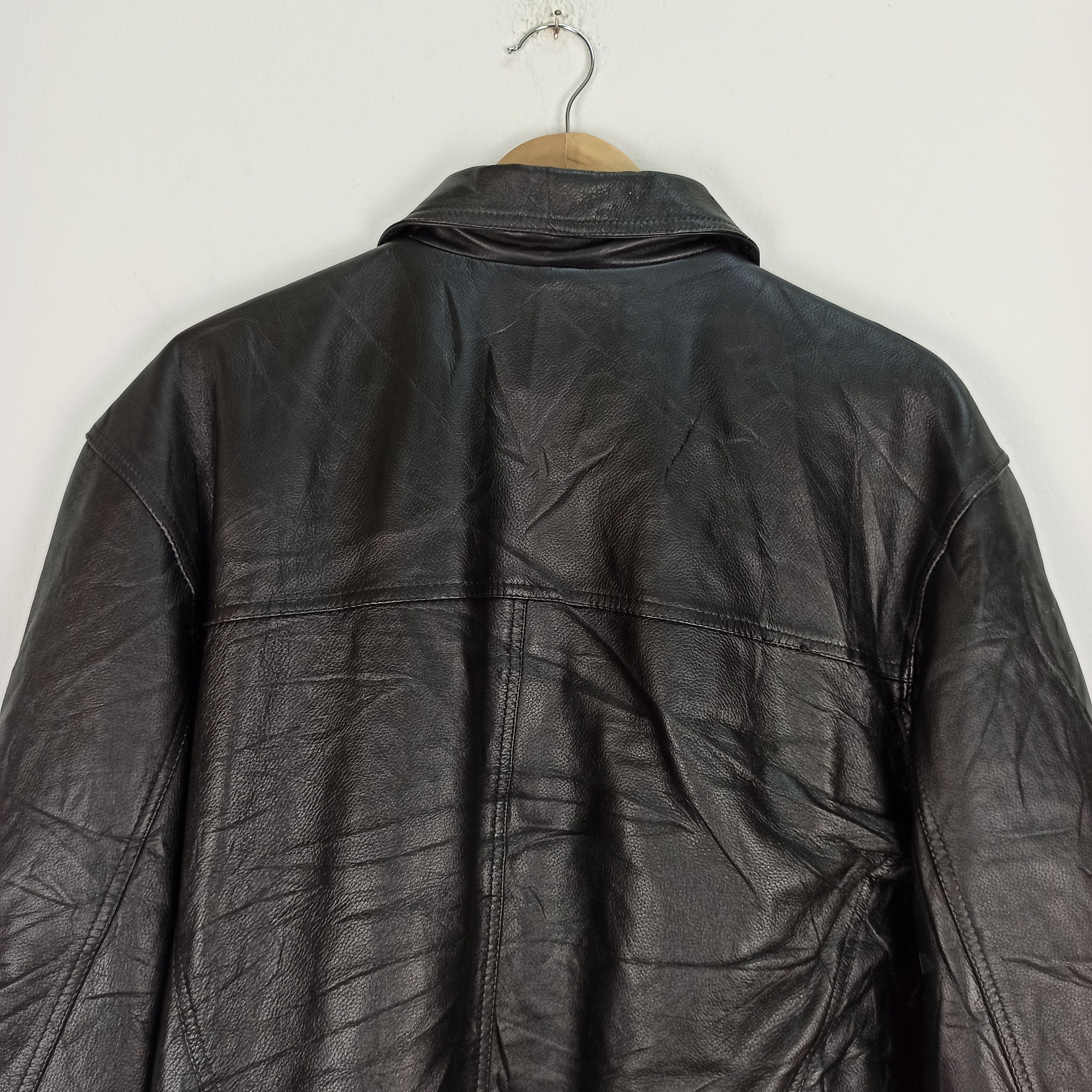 Gianni Valentino 🔥Rare🔥 Gianni Valentino Italy Leather Jacket Size US XL / EU 56 / 4 - 6 Thumbnail