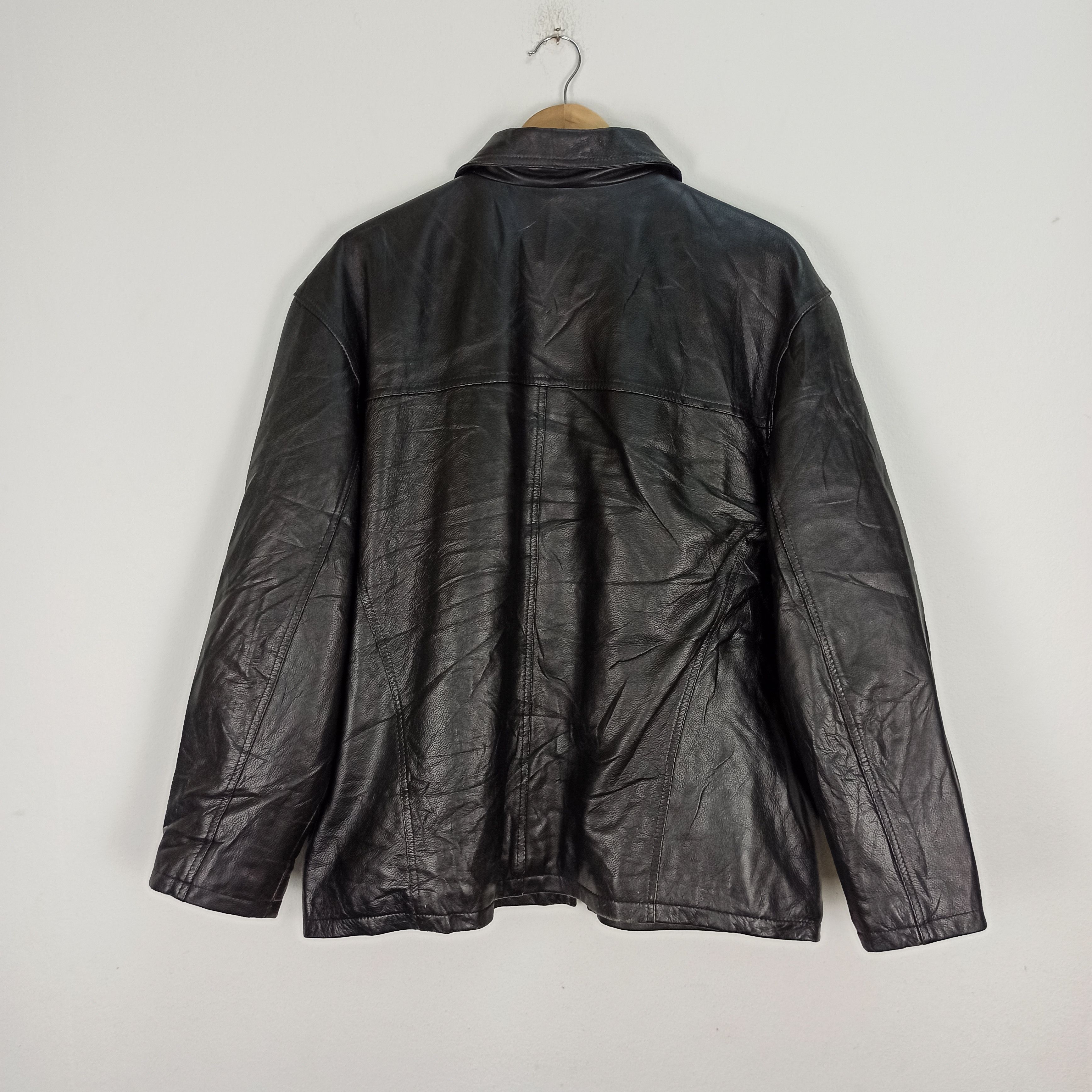 Gianni Valentino 🔥Rare🔥 Gianni Valentino Italy Leather Jacket Size US XL / EU 56 / 4 - 5 Thumbnail